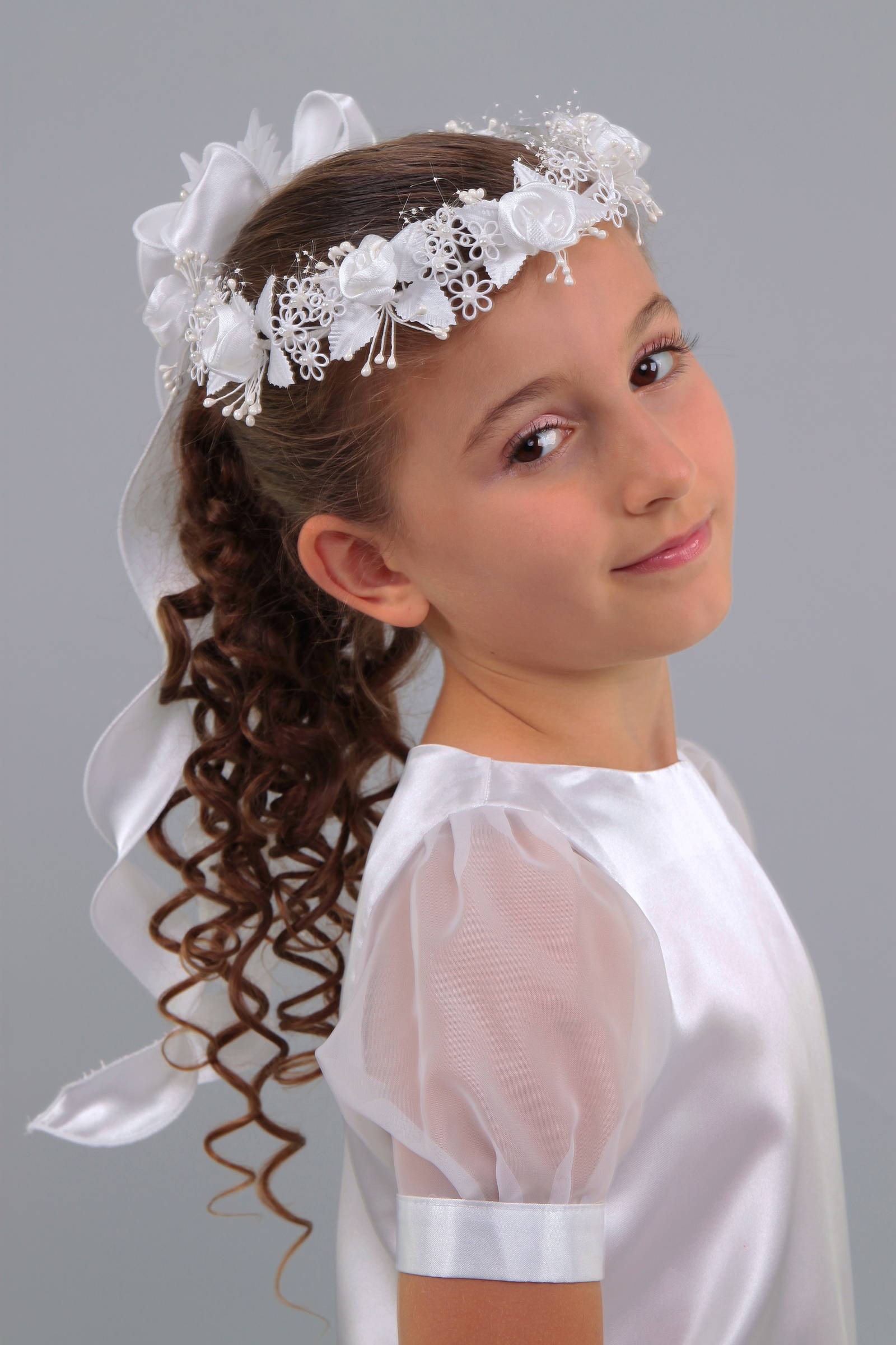 Wianek komunijny klasyczny W15 - obraz 0