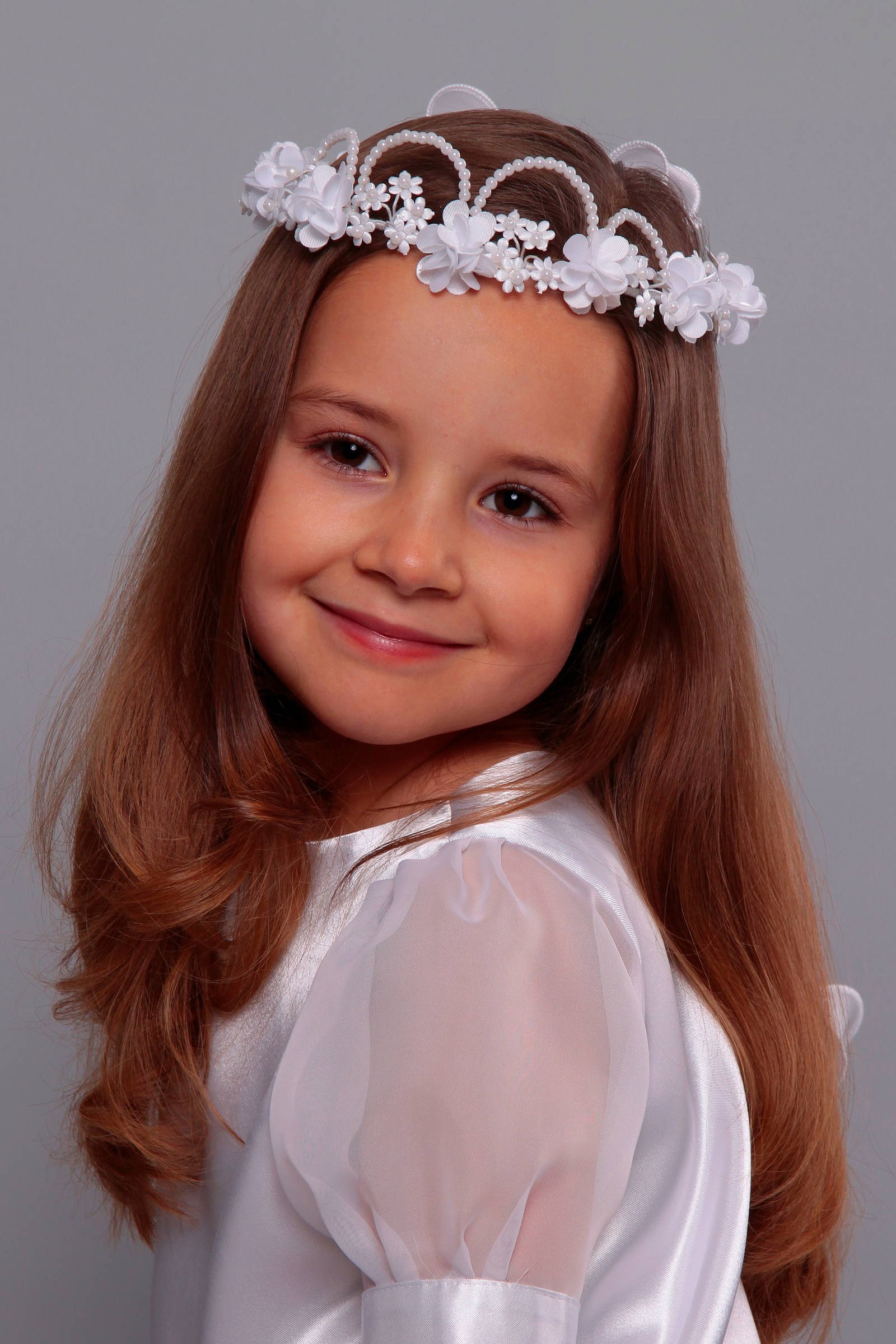 Wianek komunijny klasyczny W8 - obraz 0