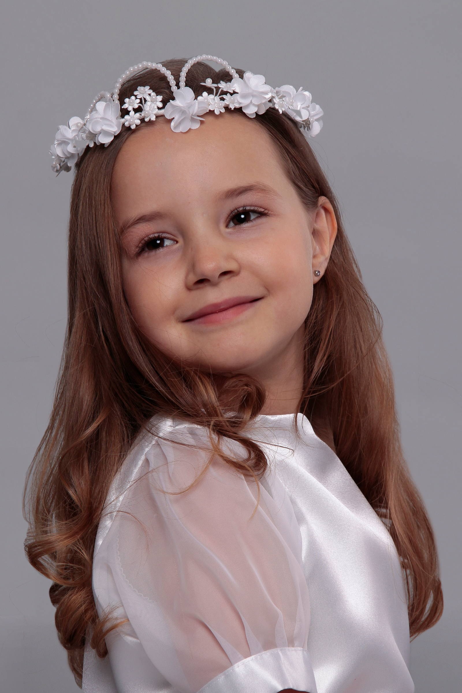 Wianek komunijny klasyczny W8 - obraz 1