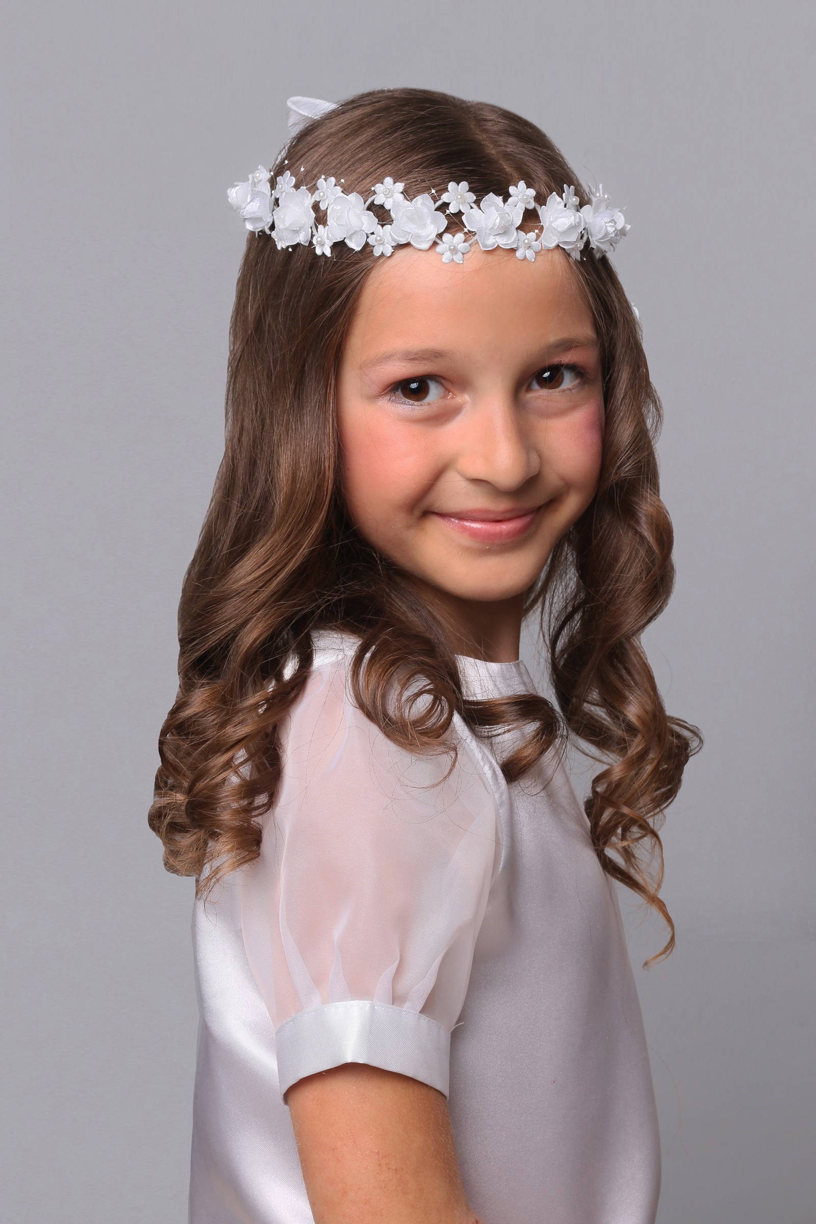 Wianek komunijny klasyczny W27 - obraz 1