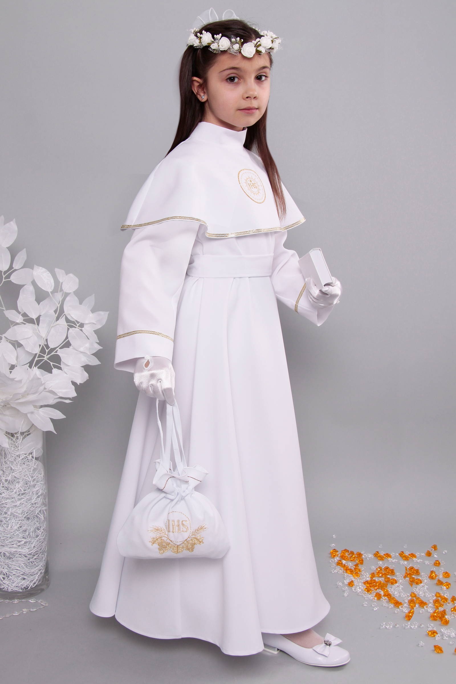 Alba komunijna 1/RS - sukieneczkowa - obraz 2