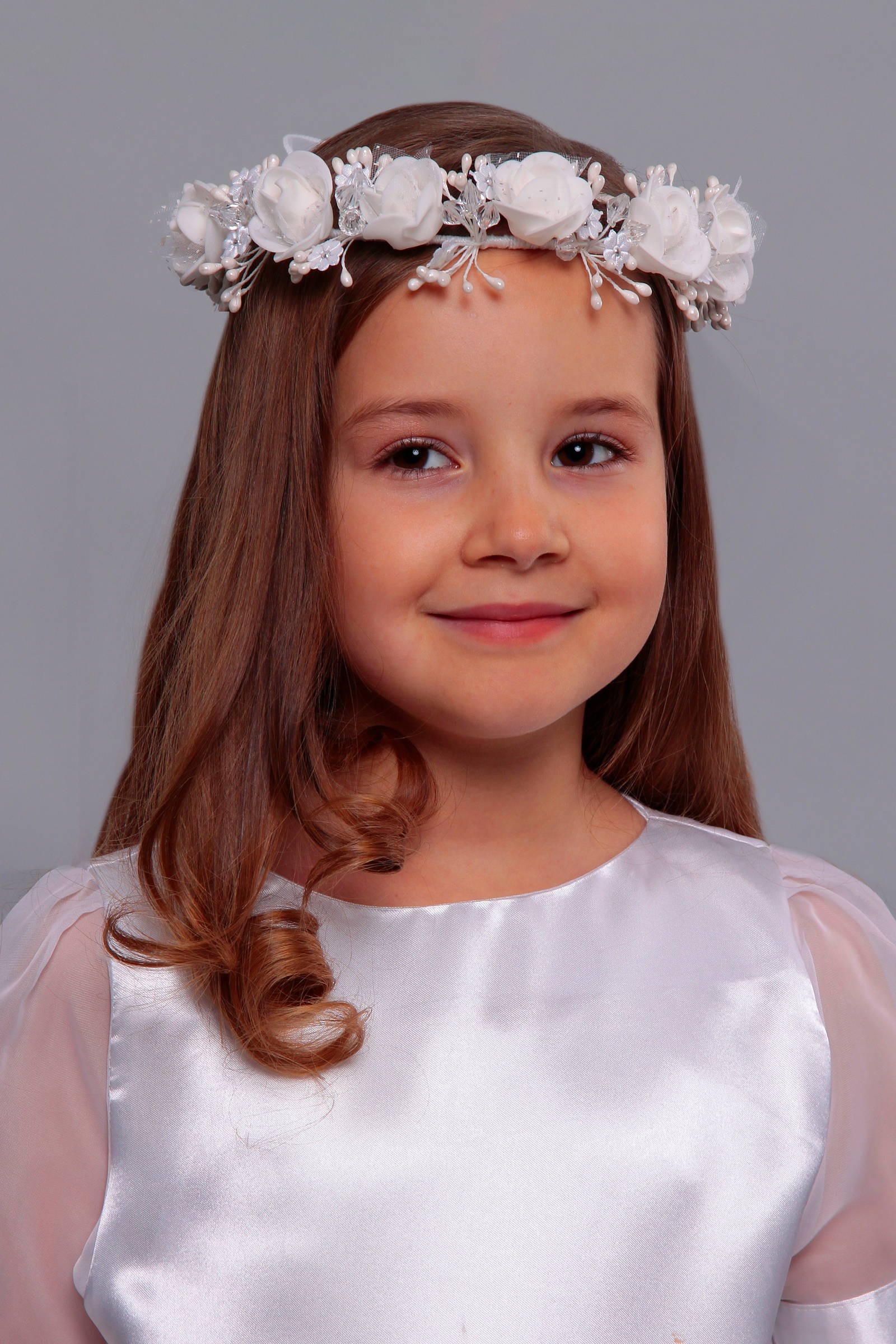 Wianek komunijny delikatny W26 - obraz 0