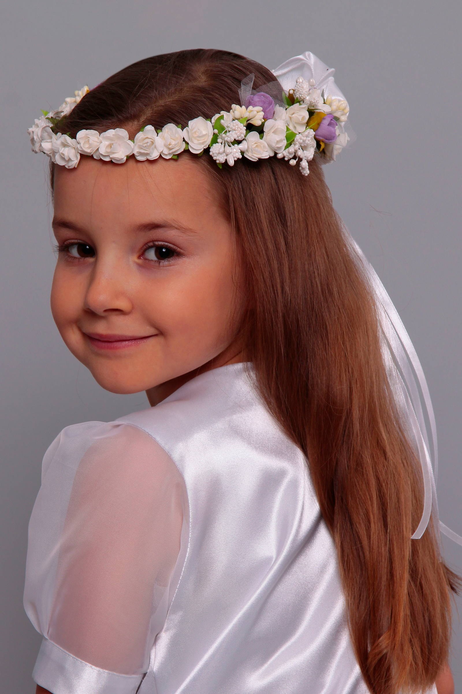 Wianek komunijny jak żywy WŻ7 - obraz 1