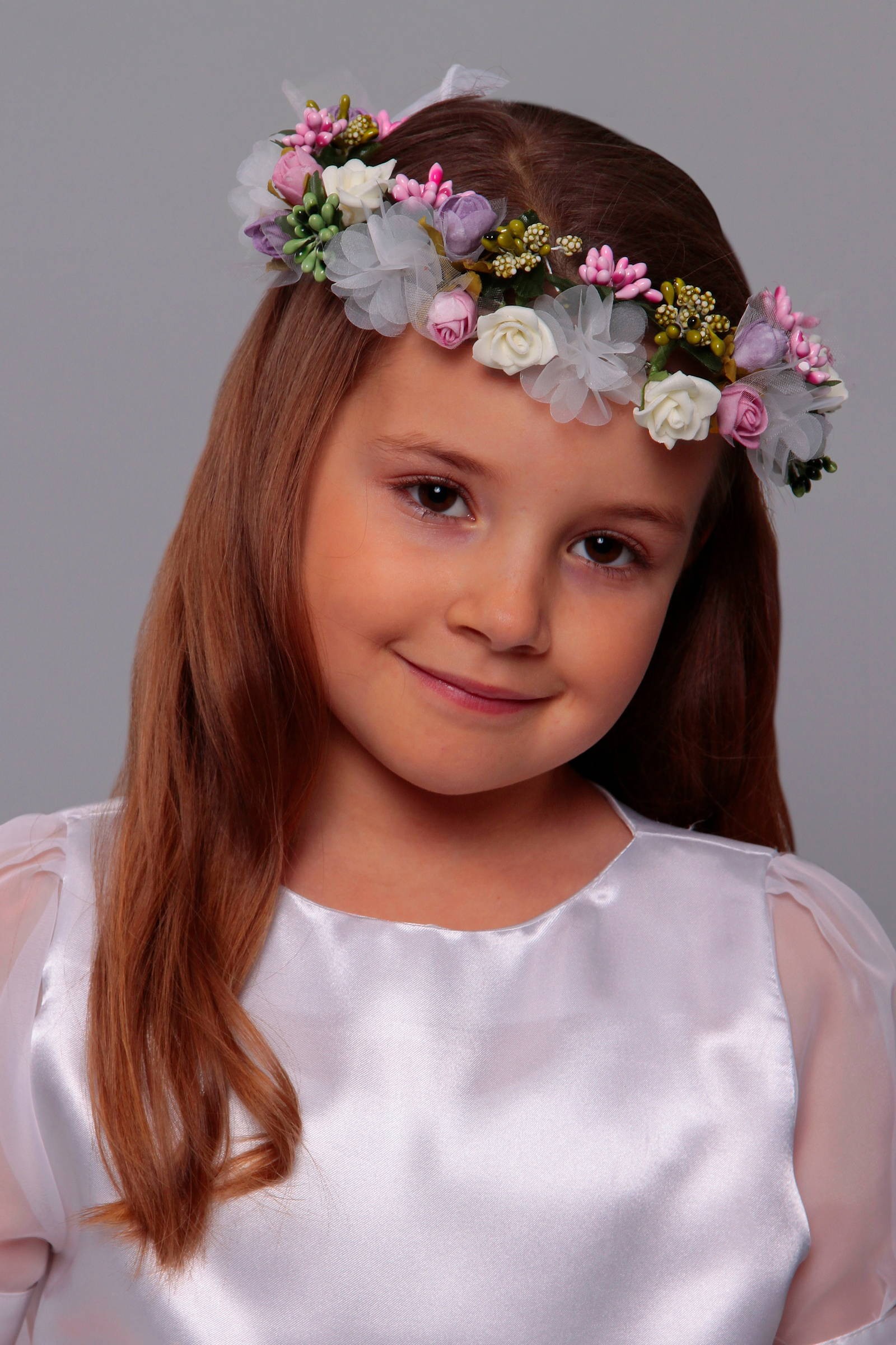 Wianek komunijny jak żywy WŻ8 - obraz 1