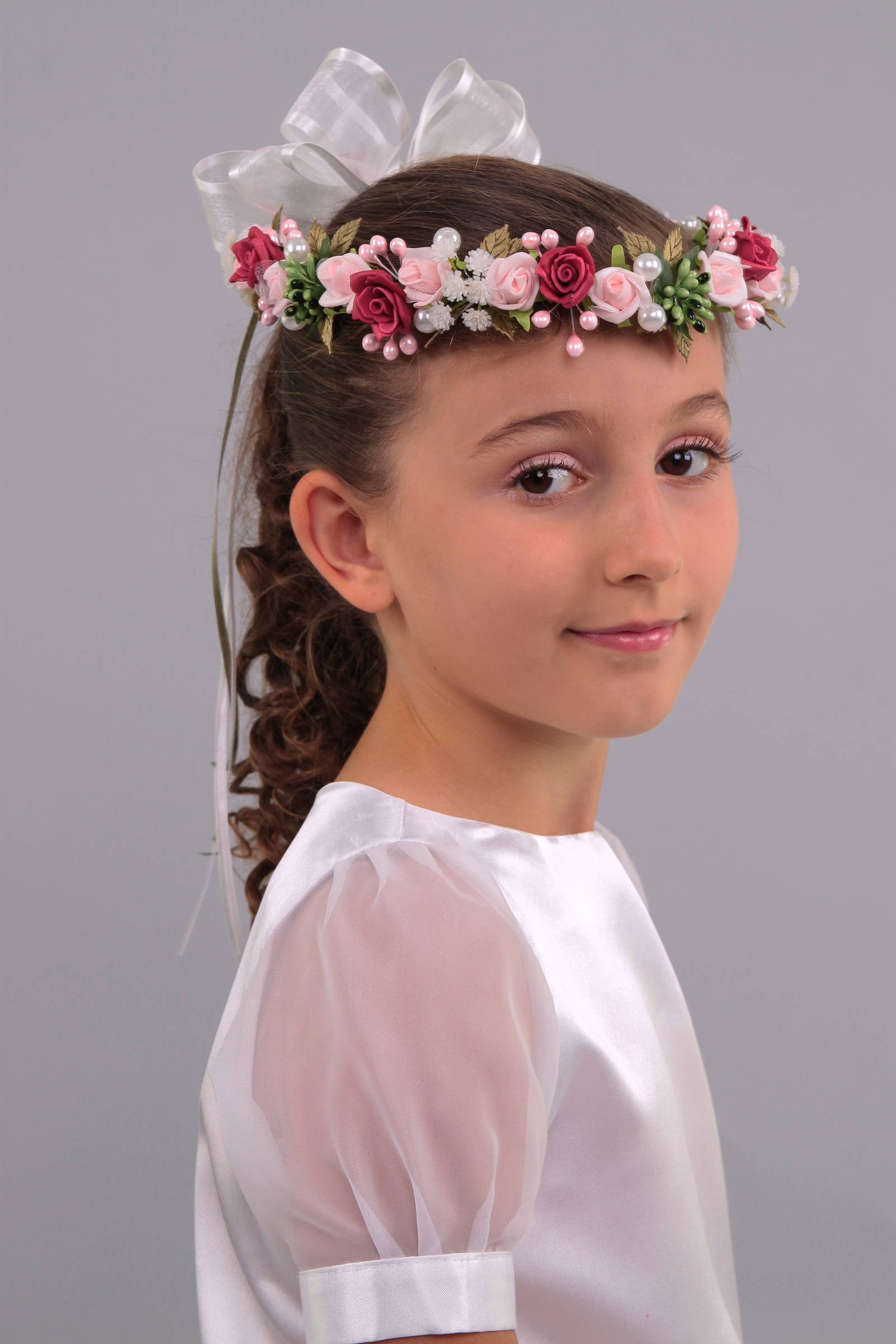 Wianek komunijny jak żywy WŻ15 - obraz 0