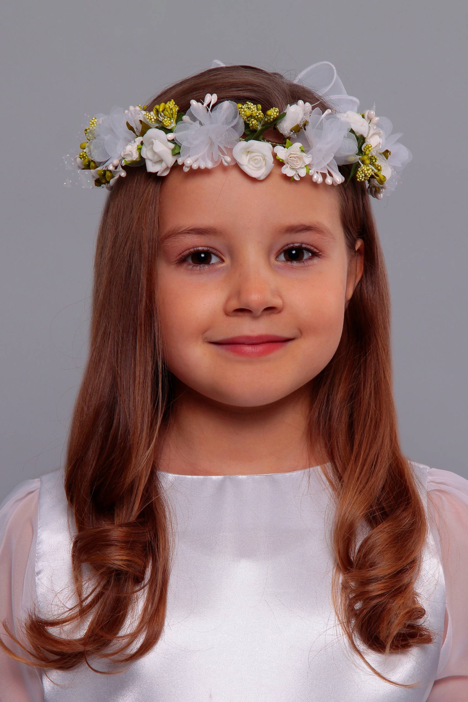 Wianek komunijny jak żywy WŻ18 - obraz 1