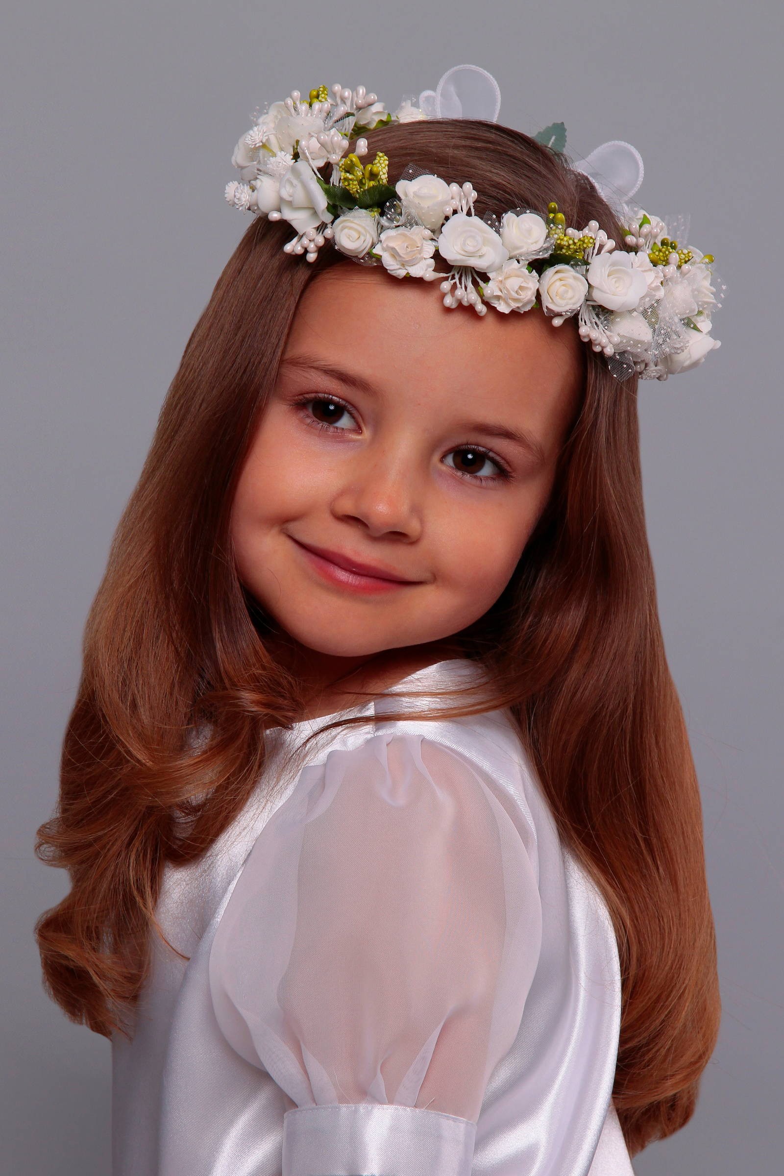 Wianek komunijny jak żywy WŻ17 - obraz 0