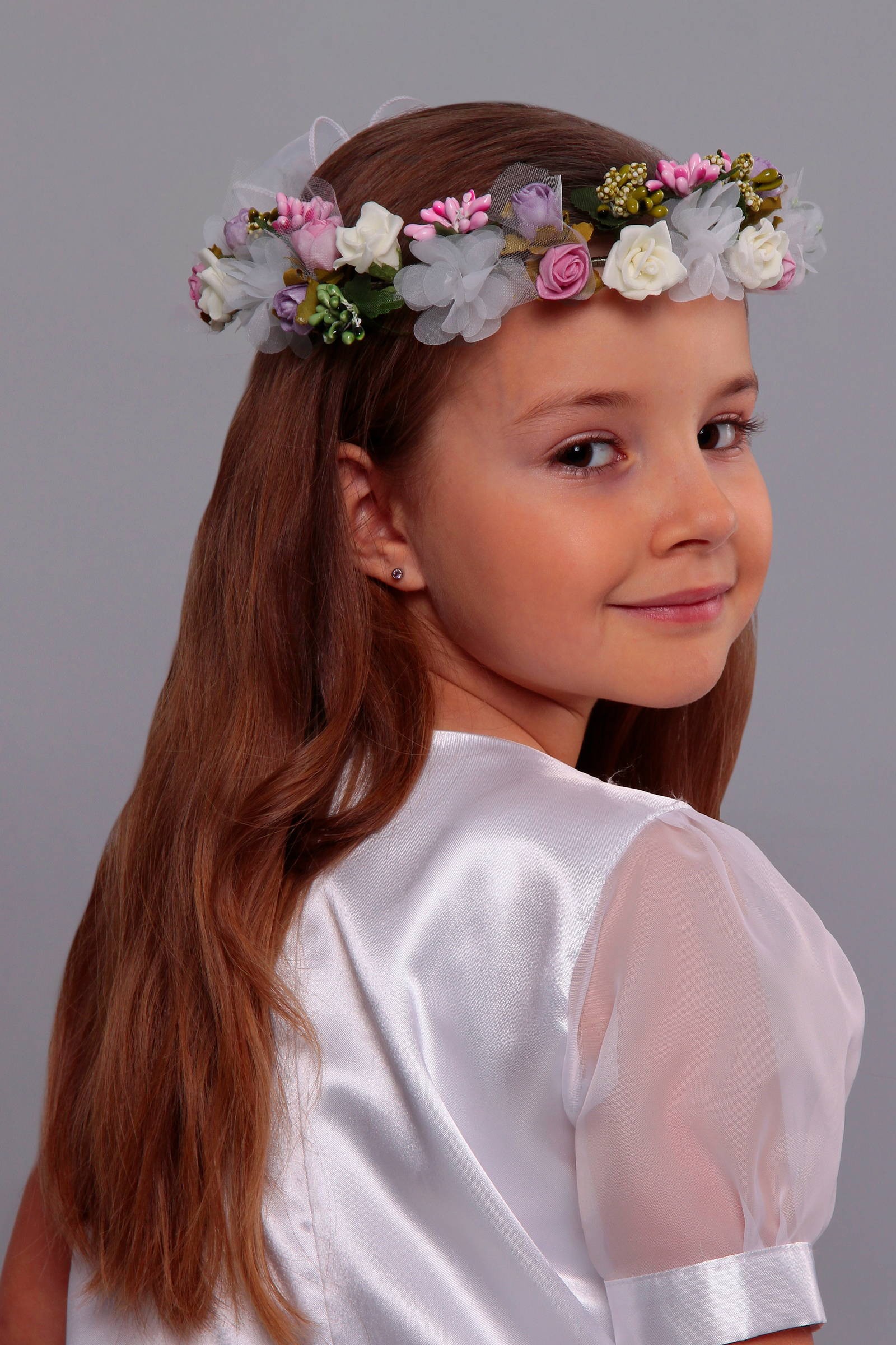 Wianek komunijny jak żywy WŻ8 - obraz 0