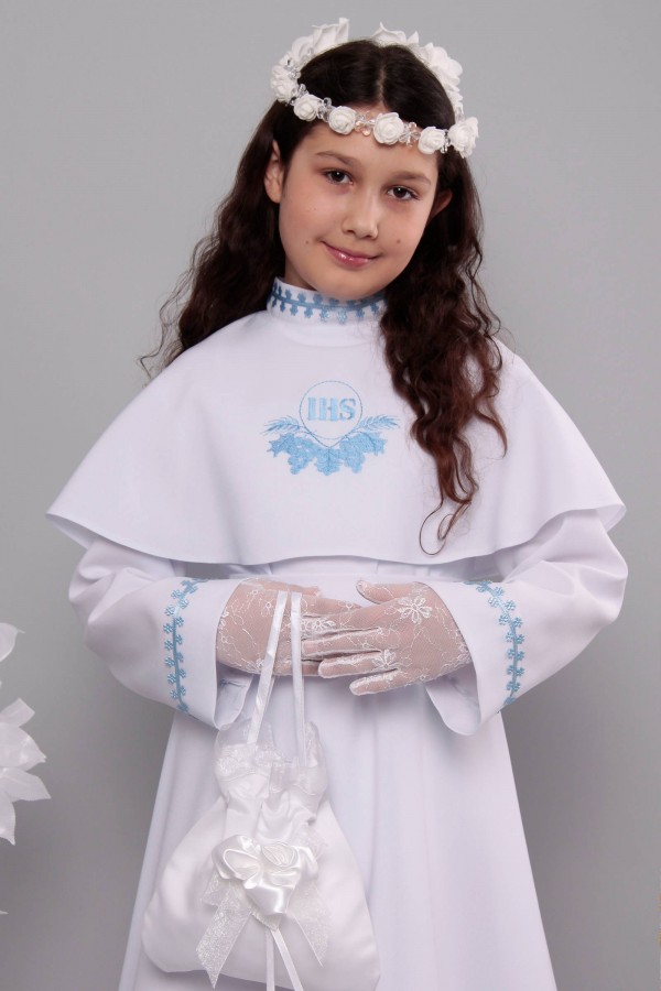 Alba komunijna 8/RS - sukieneczkowa