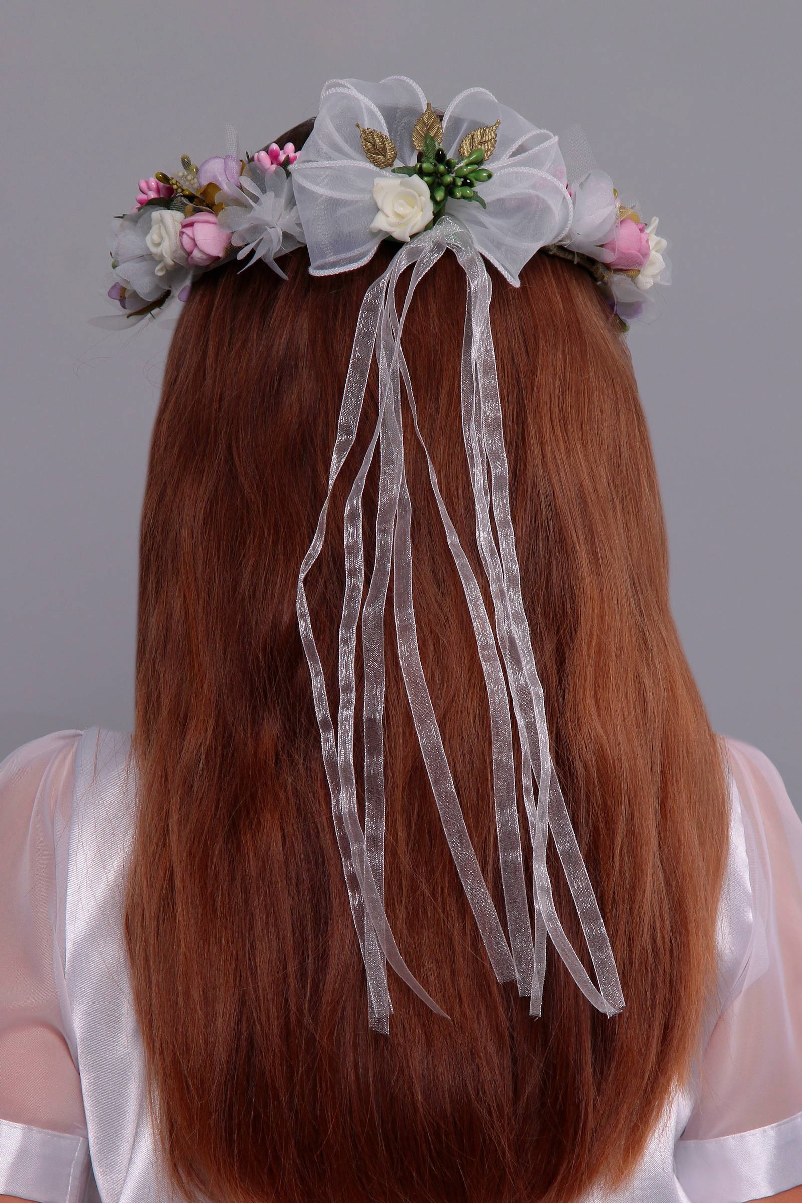 Wianek komunijny jak żywy WŻ8 - obraz 3