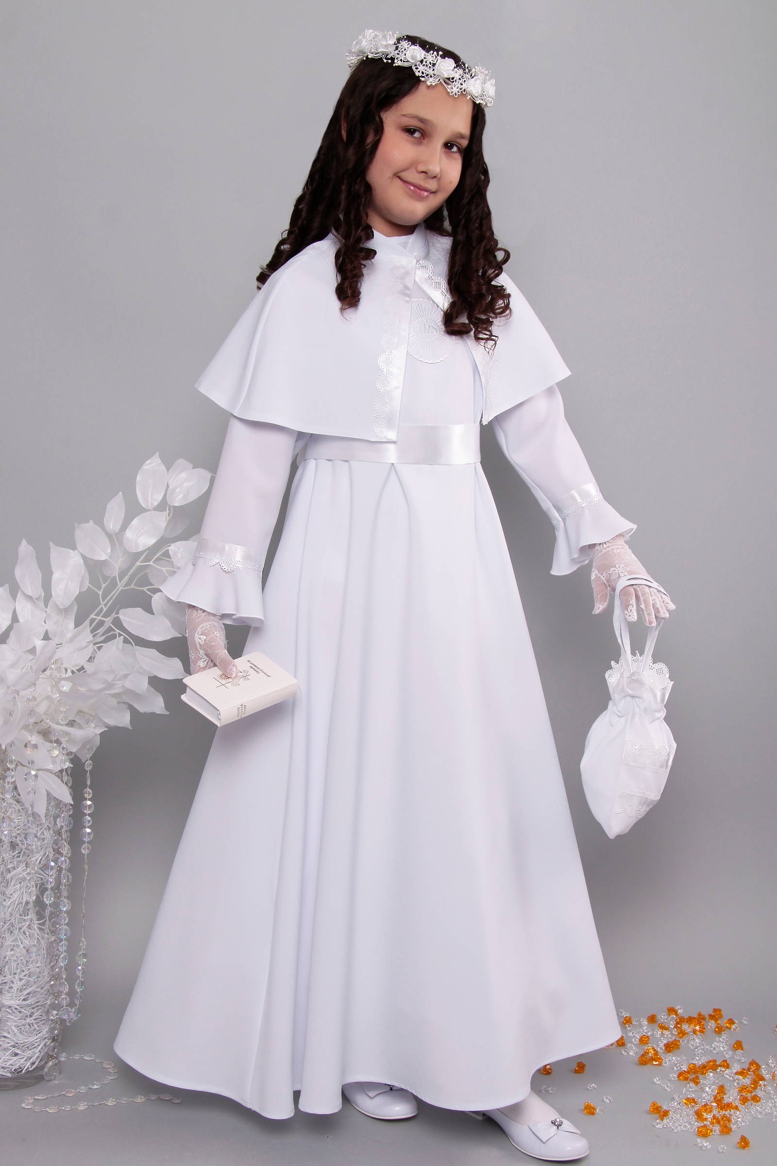 Alba komunijna 11/RS - sukieneczkowa - obraz 0