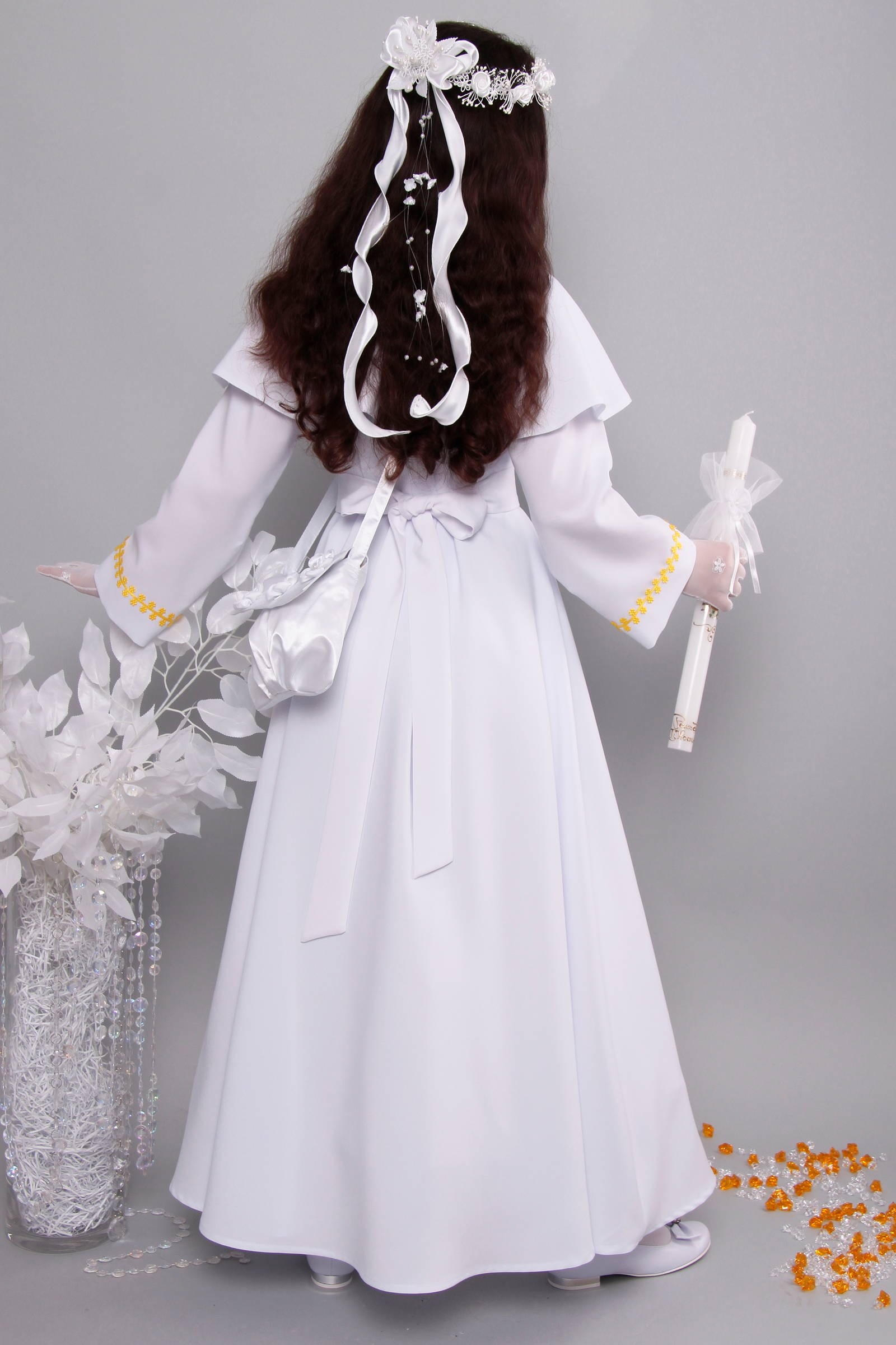 Alba komunijna 5/RS - sukieneczkowa - obraz 4