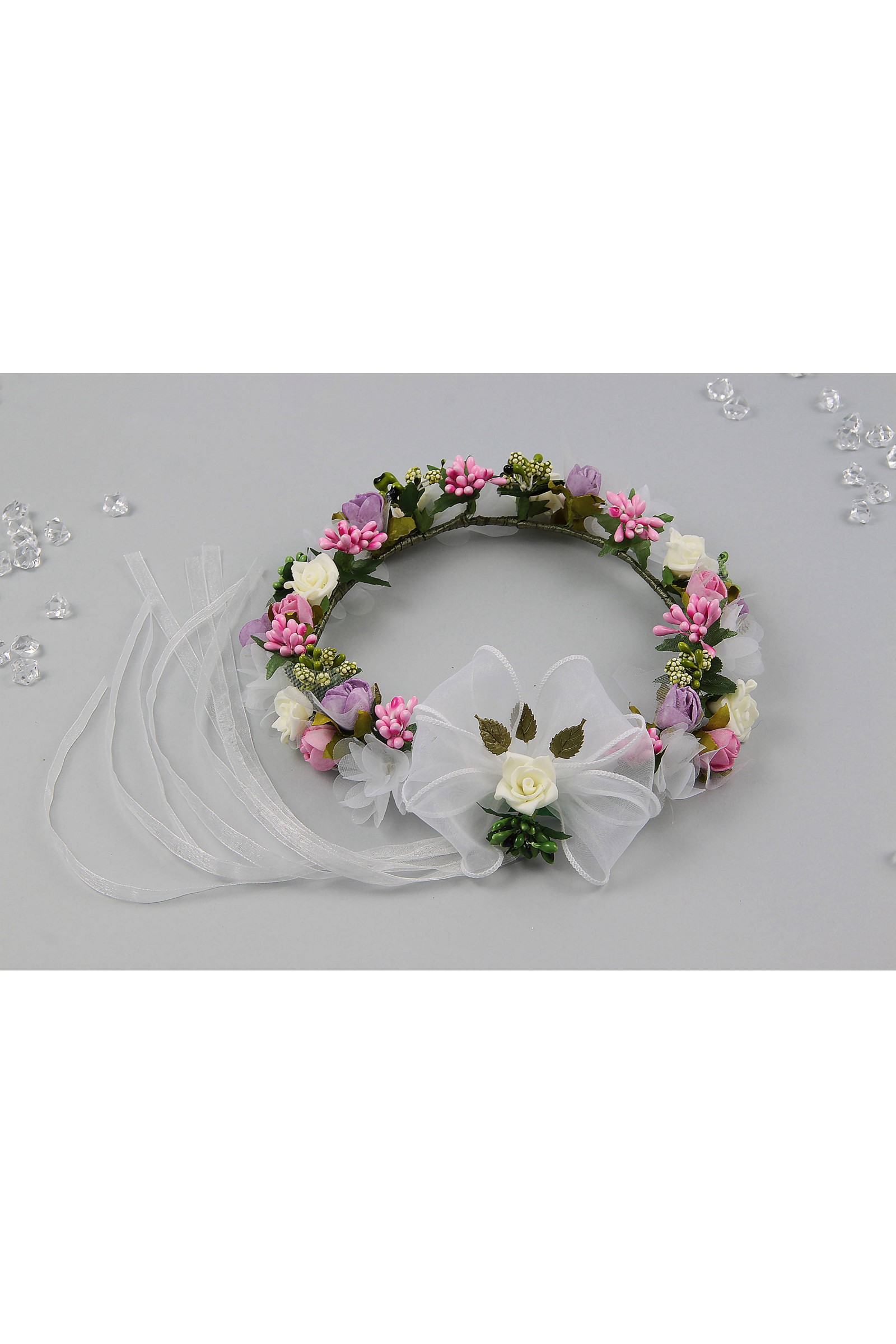 Wianek komunijny jak żywy WŻ8 - obraz 5