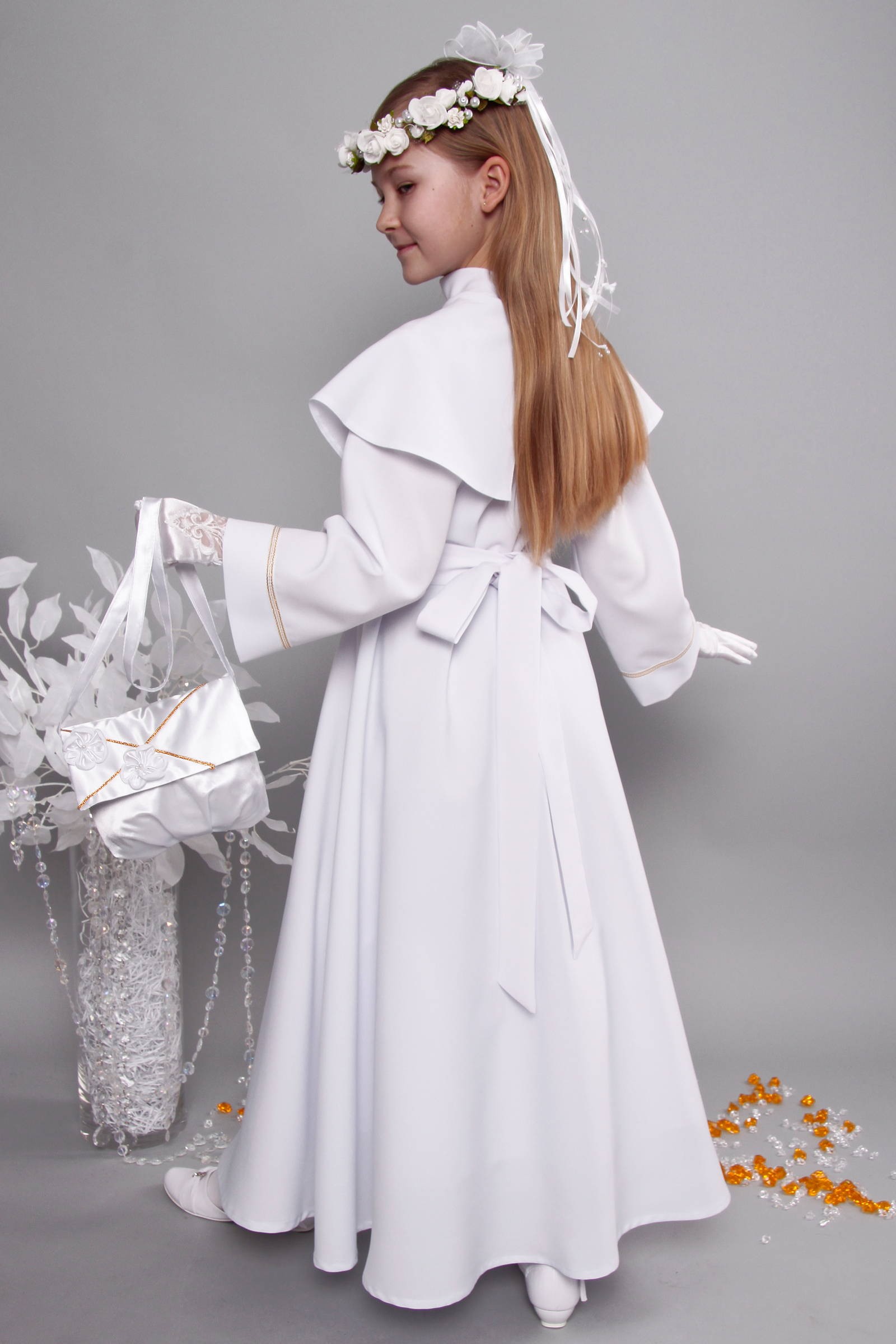 Alba komunijna 4/RS - sukieneczkowa - obraz 4