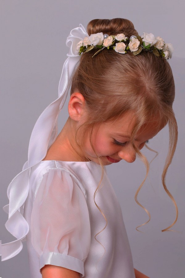 Wianek komunijny jak żywy na koczek WŻK12