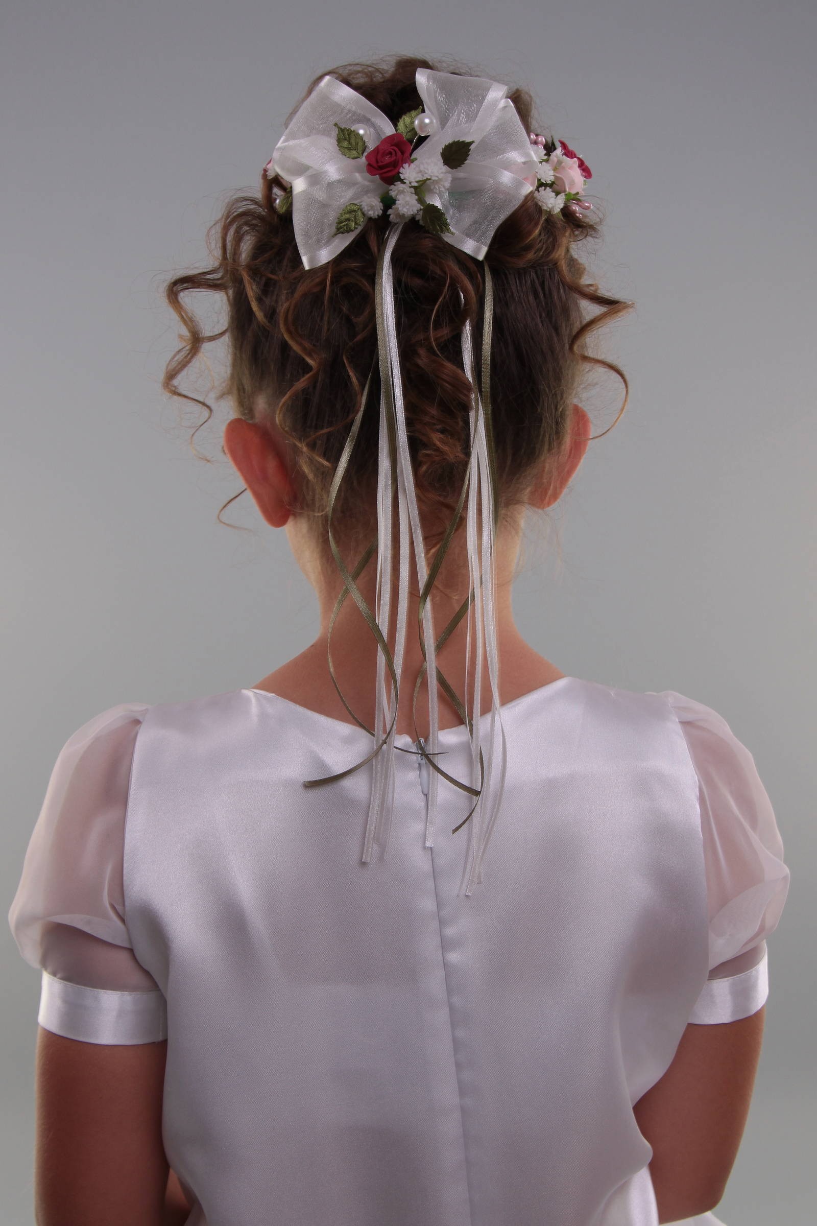 Wianek komunijny jak żywy na koczek WŻK15 - obraz 1