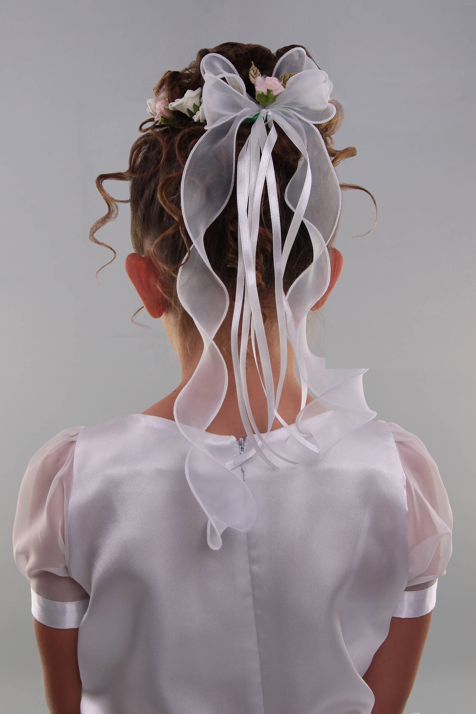 Wianek komunijny jak żywy na koczek WŻK14 - obraz 1