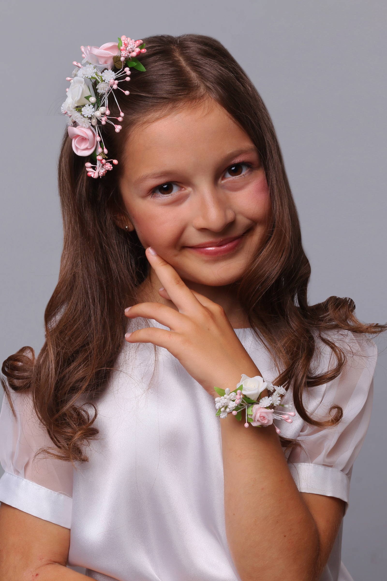 Grzebyk komunijny z bransoletką jak żywy GPŻ10 - obraz 0