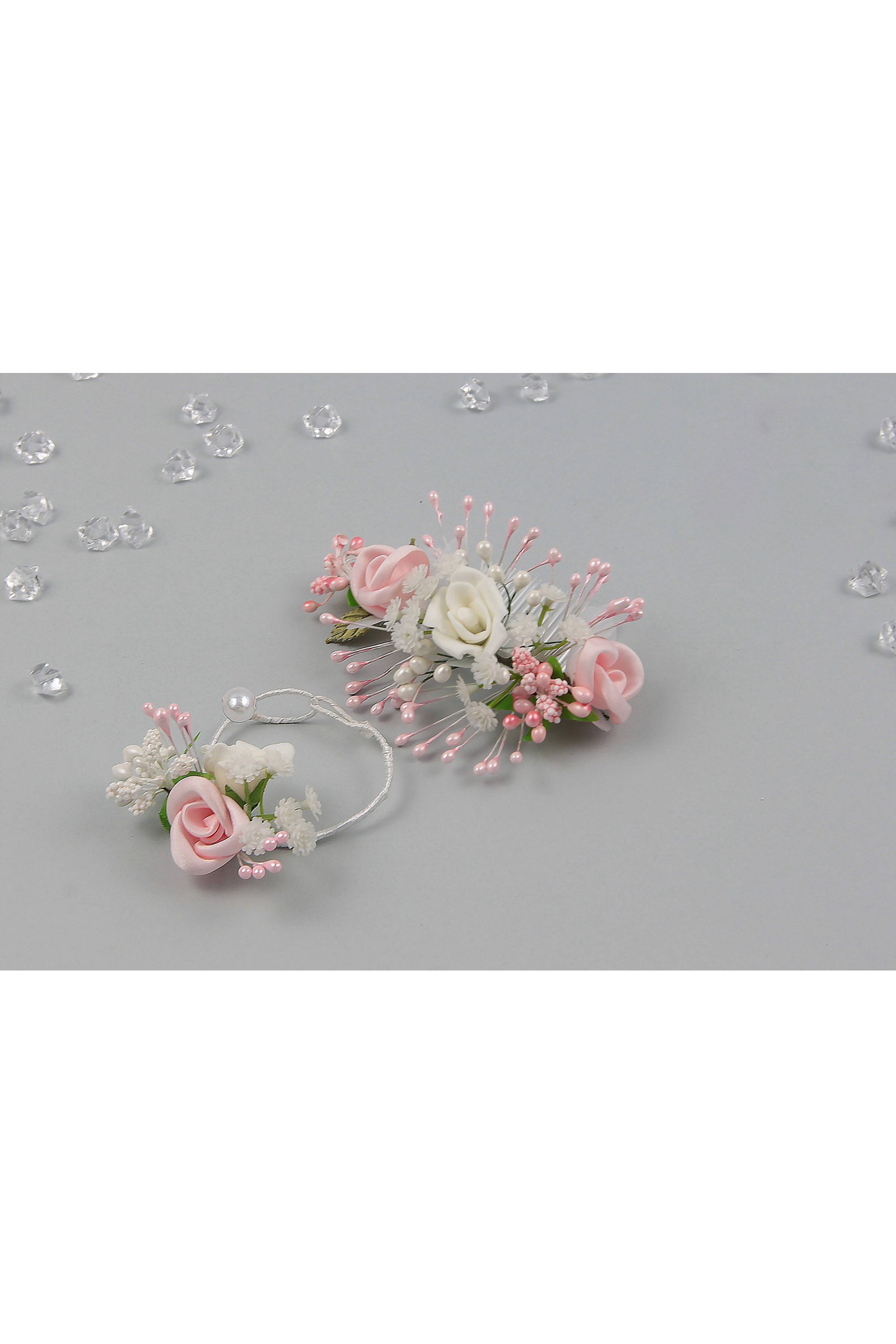 Grzebyk komunijny z bransoletką jak żywy GPŻ10 - obraz 2