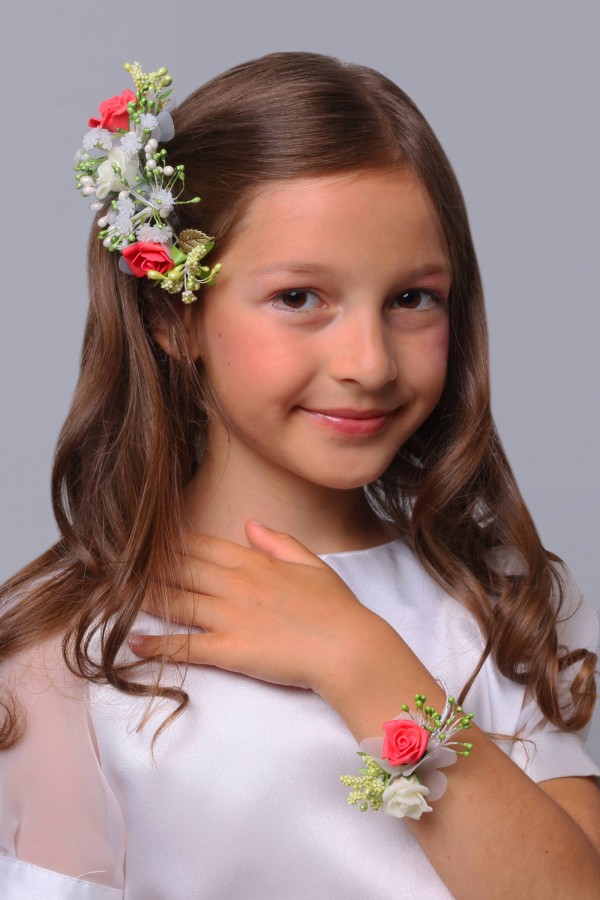 Grzebyk komunijny z bransoletką jak żywy GPŻ11