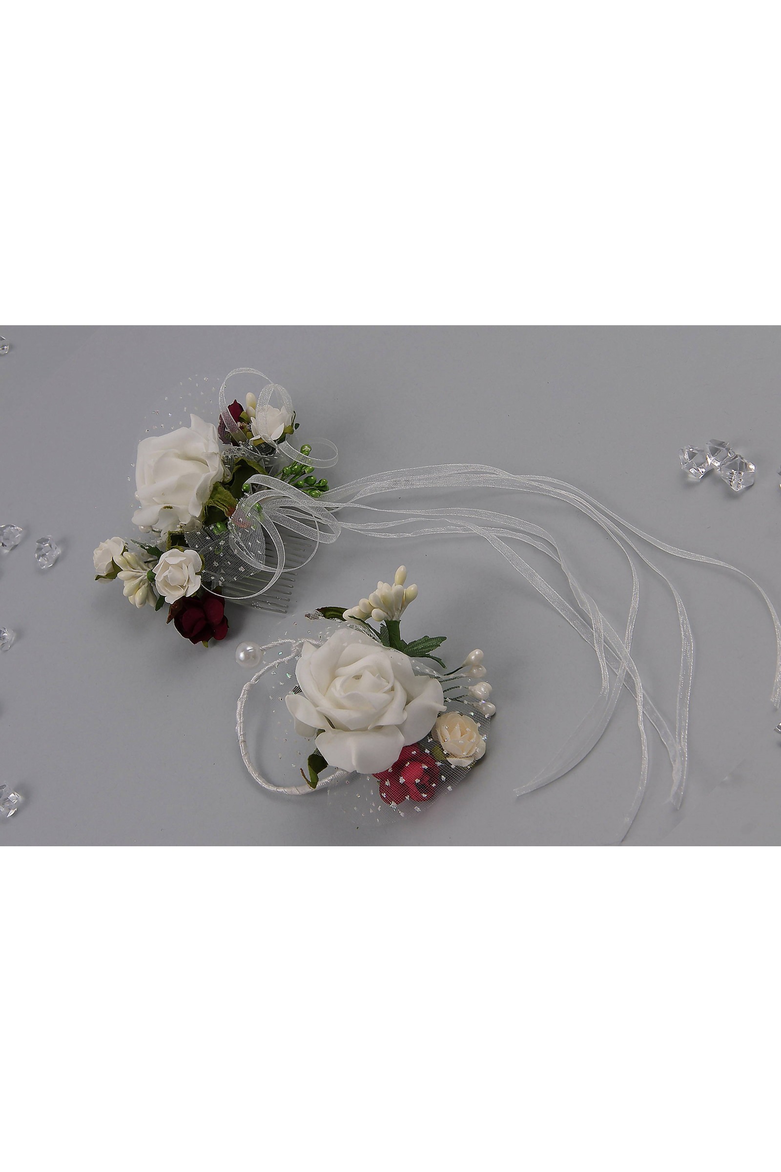 Grzebyk komunijny z bransoletką jak żywy GPŻ13 - obraz 1