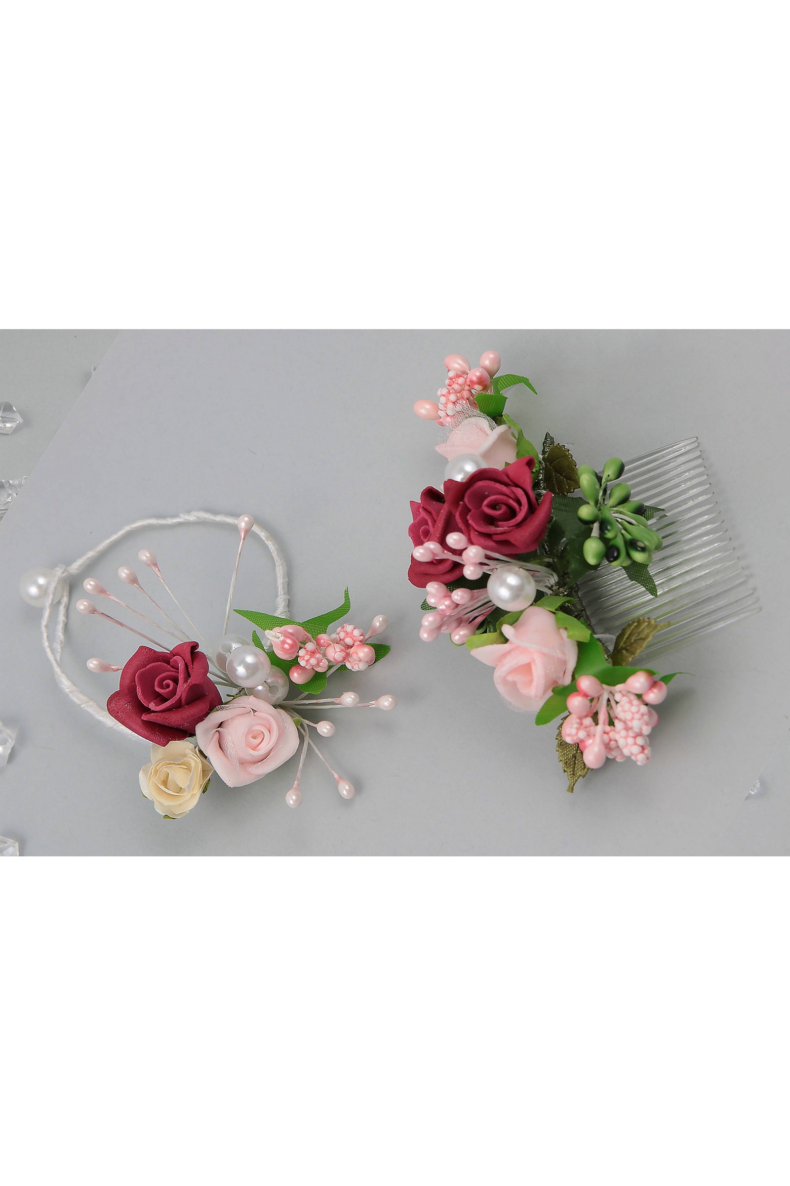 Grzebyk komunijny z bransoletką jak żywy GPŻ15 - obraz 1