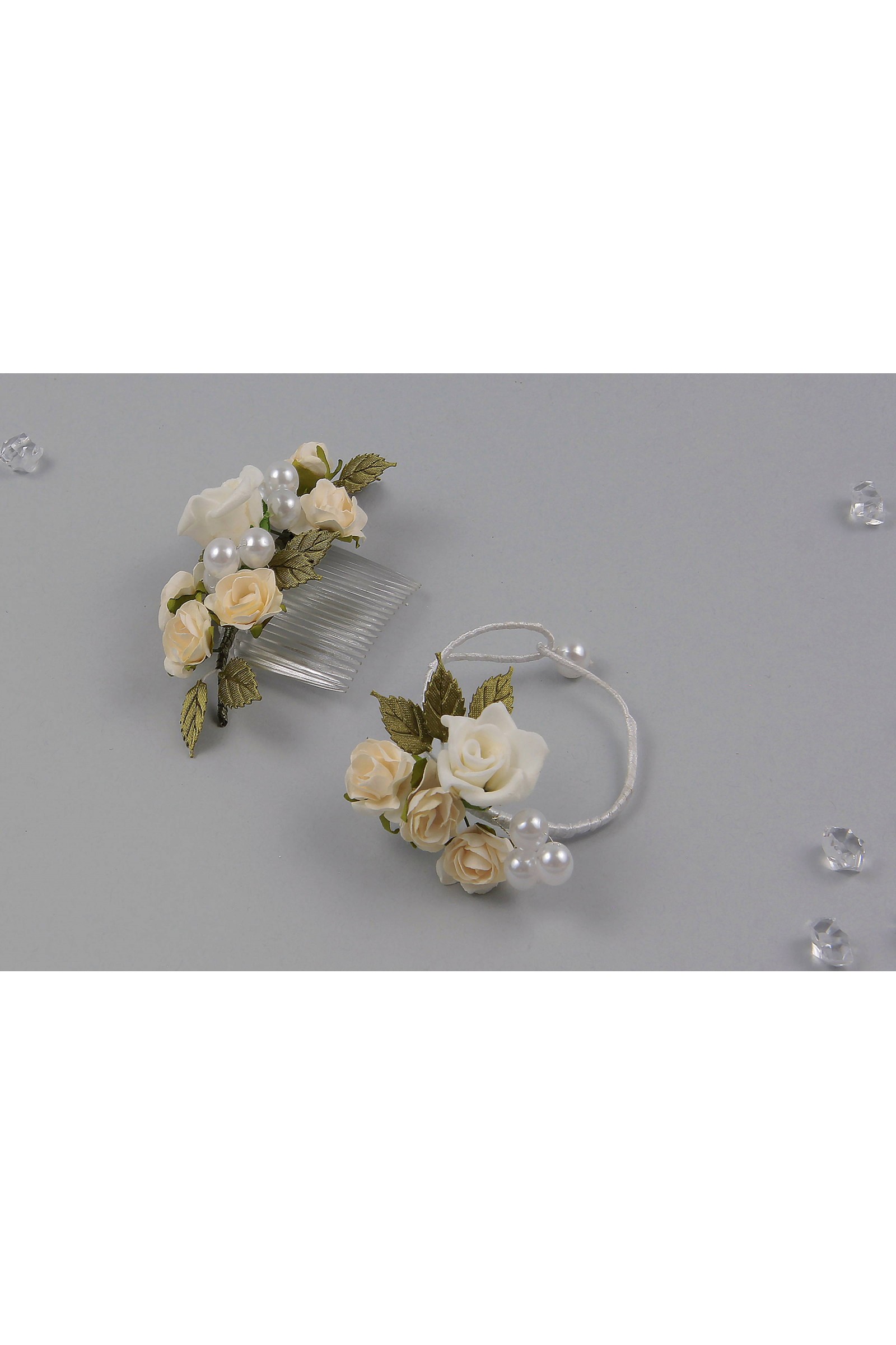 Grzebyk komunijny z bransoletką jak żywy GPŻ12 - obraz 3