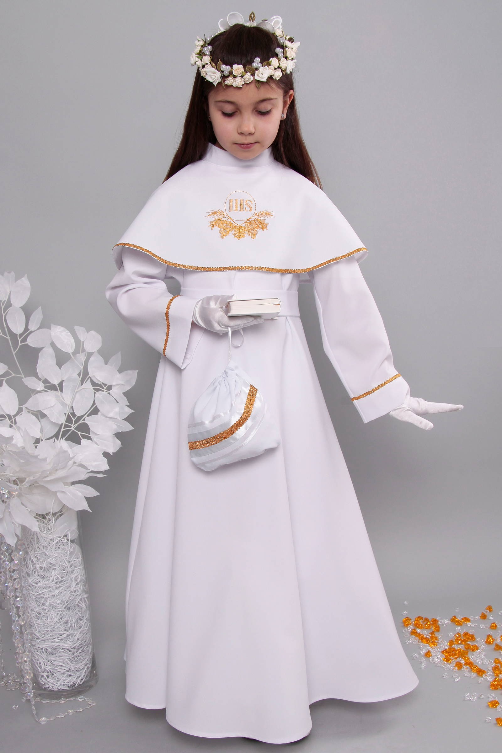 Alba komunijna 22/RS - sukieneczkowa - obraz 1