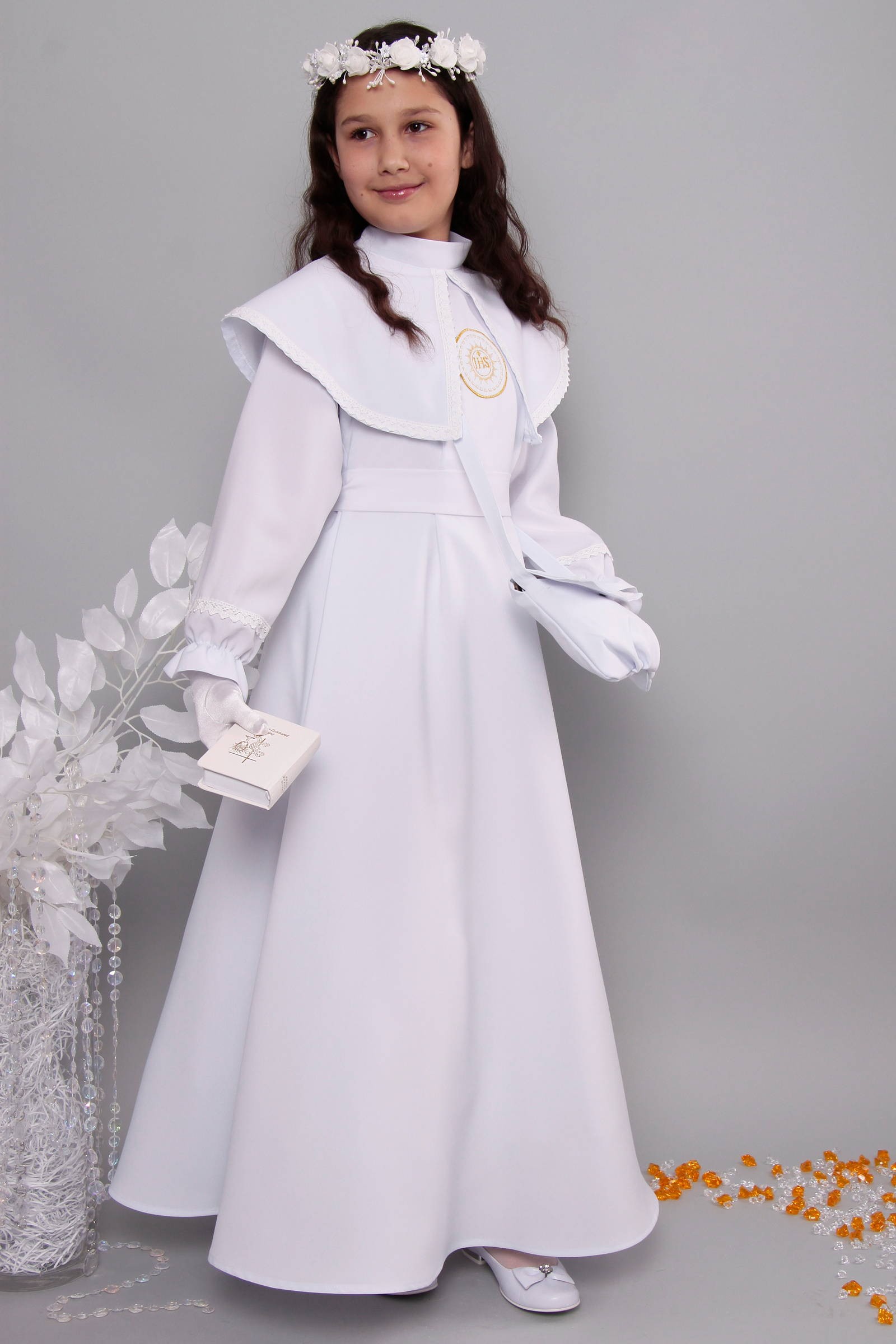 Alba komunijna 20/RS - sukieneczkowa - obraz 1