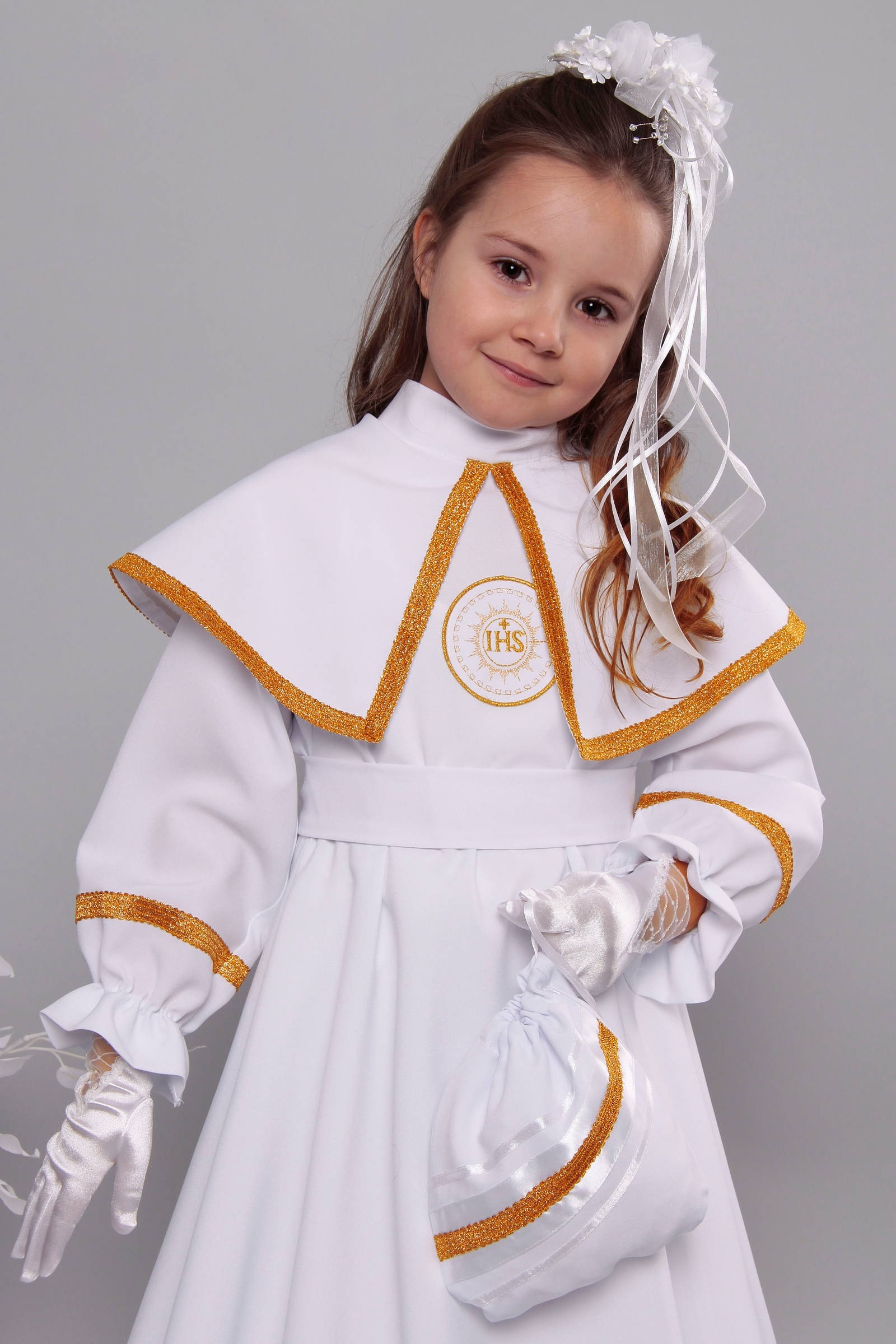 Alba komunijna 16/RS - sukieneczkowa - obraz 0