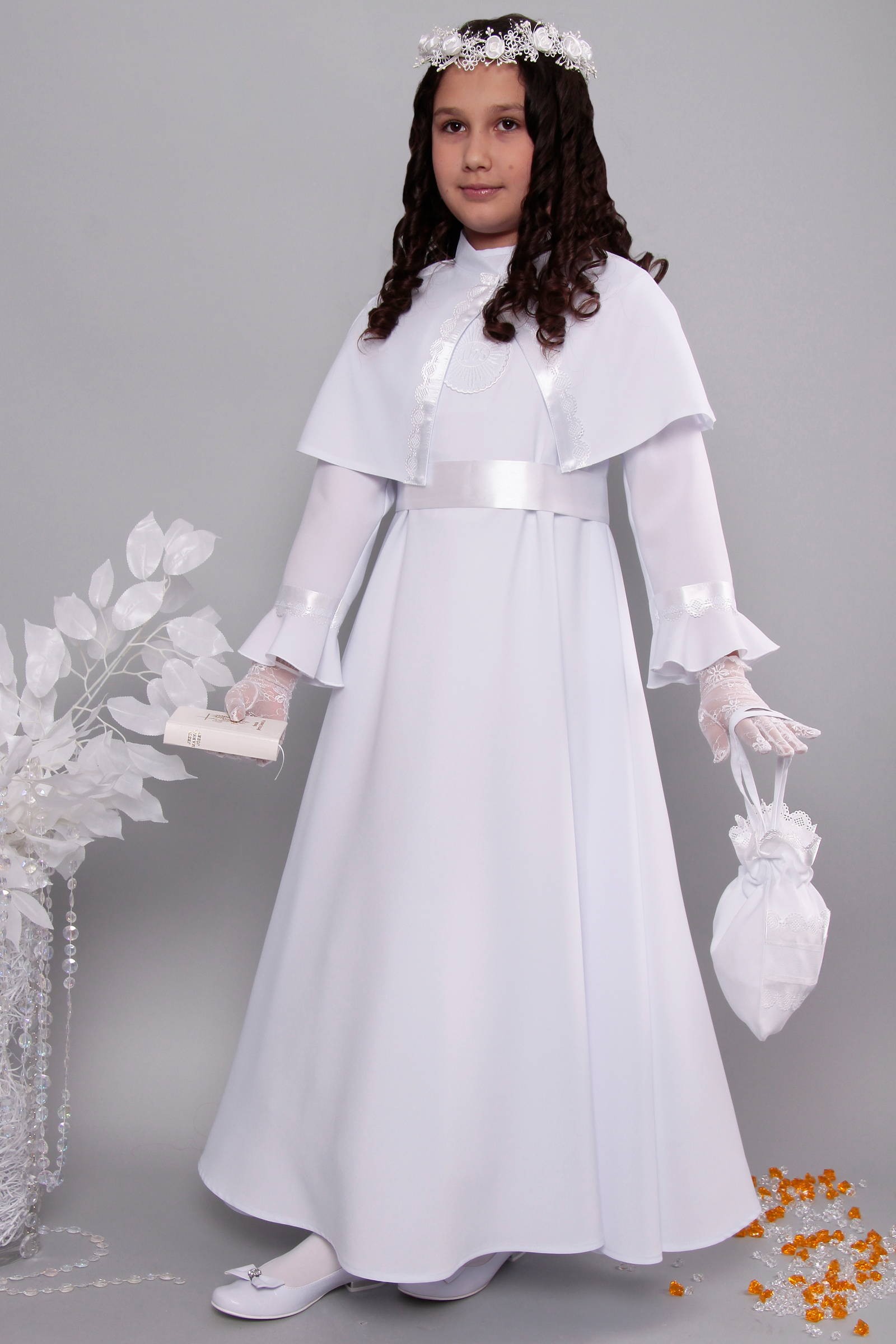 Alba komunijna 11/RS - sukieneczkowa - obraz 2