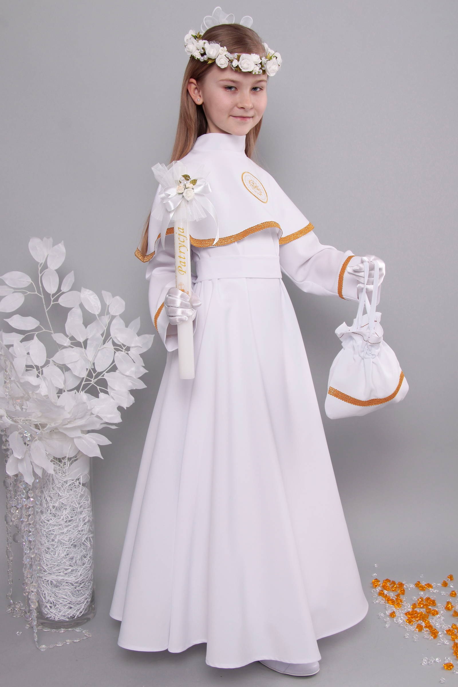 Alba komunijna 17/RS - sukieneczkowa - obraz 2