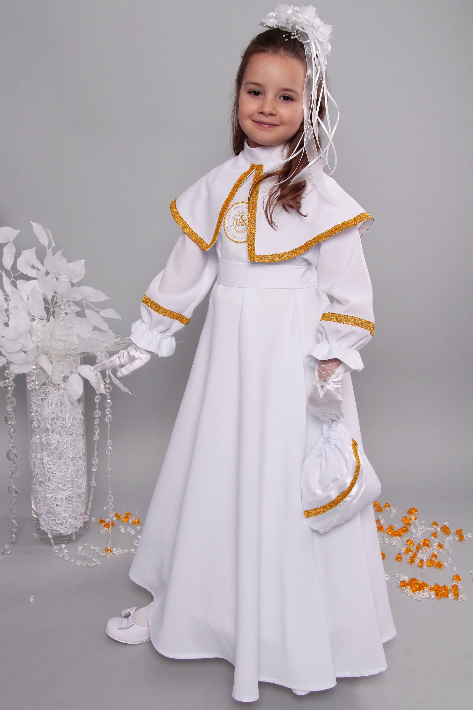 Alba komunijna 16/RS - sukieneczkowa - obraz 3