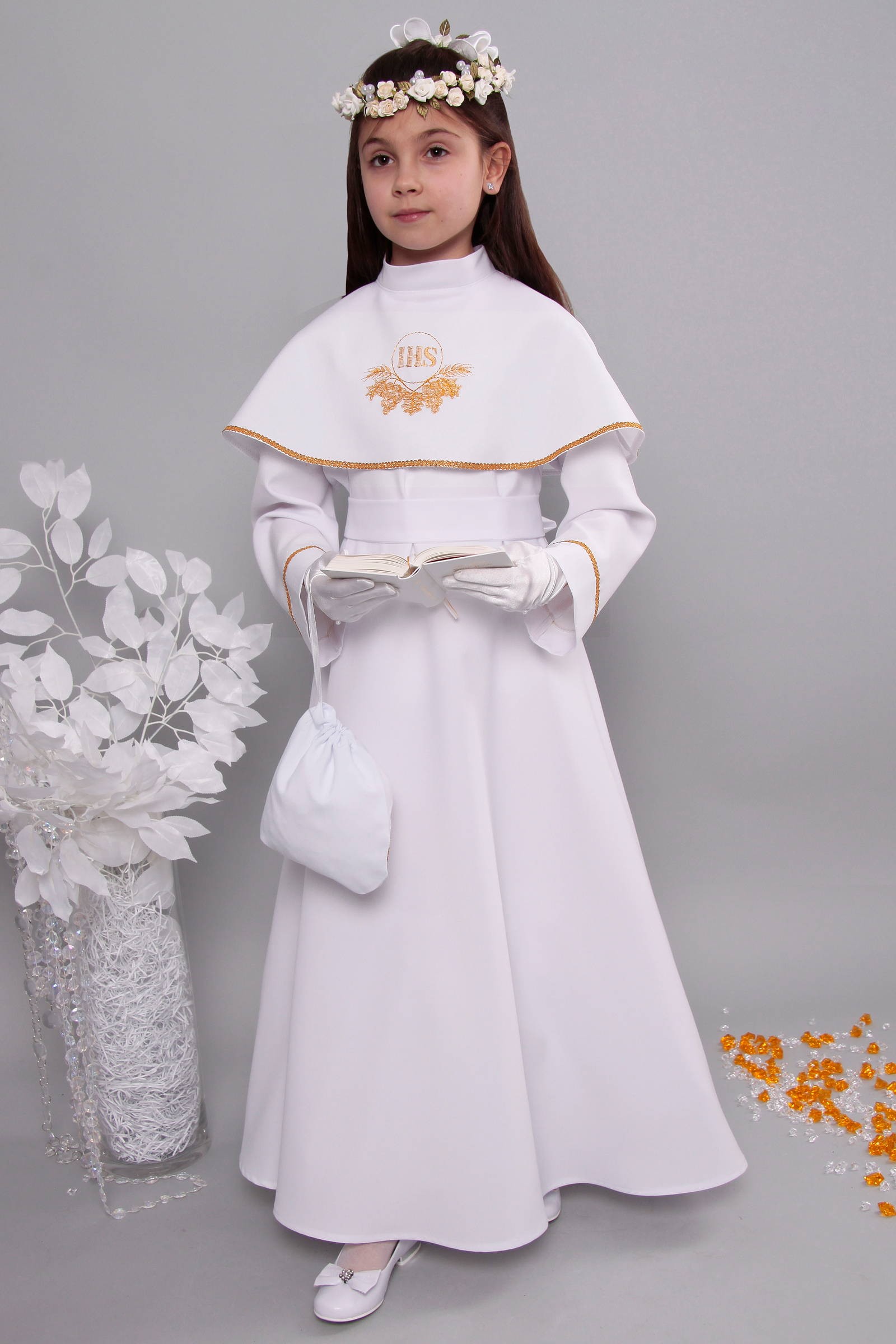 Alba komunijna 22/RS - sukieneczkowa - obraz 2