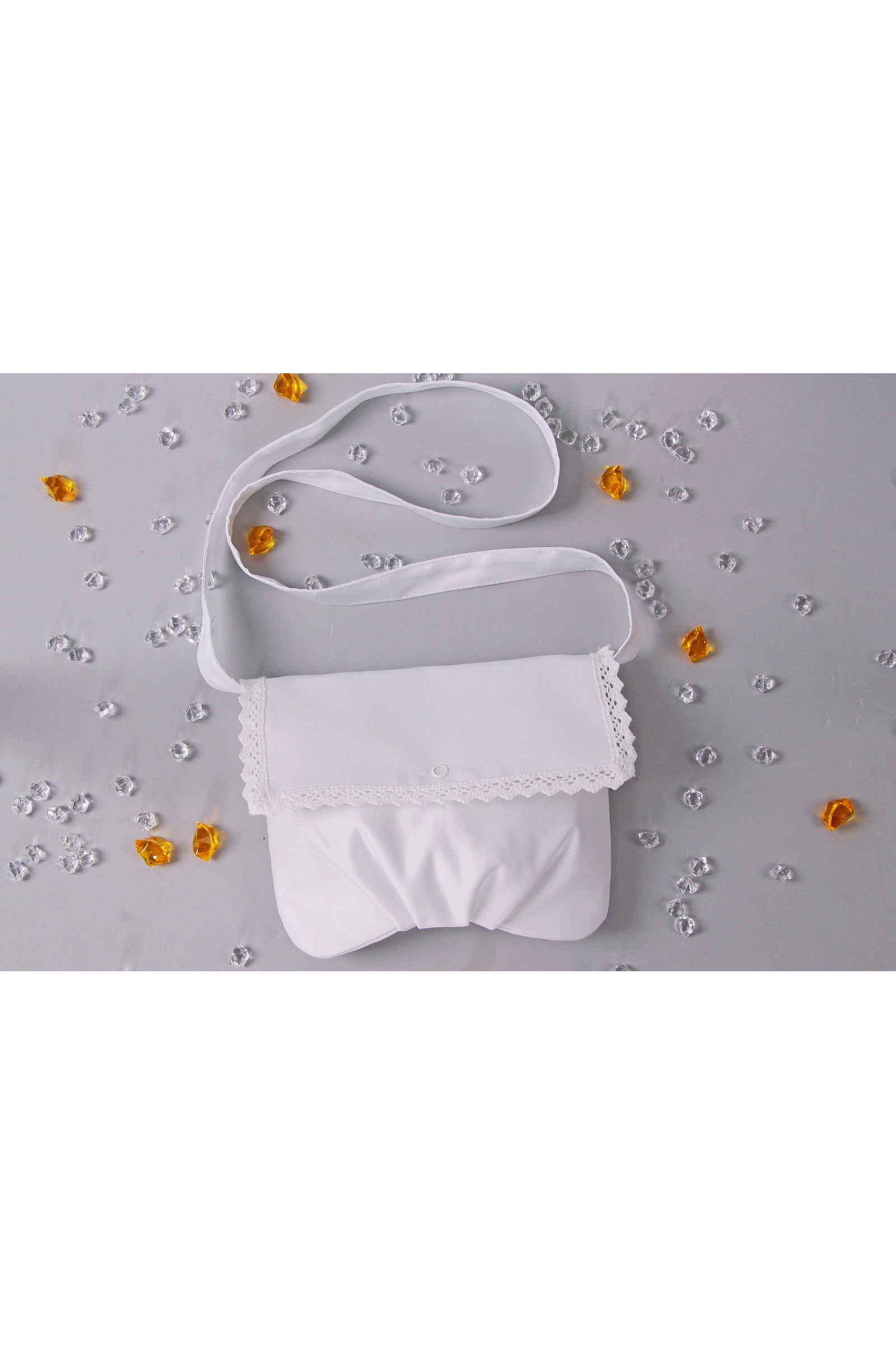 Torebka komunijna satynowa na pasek Tps9 - obraz 2