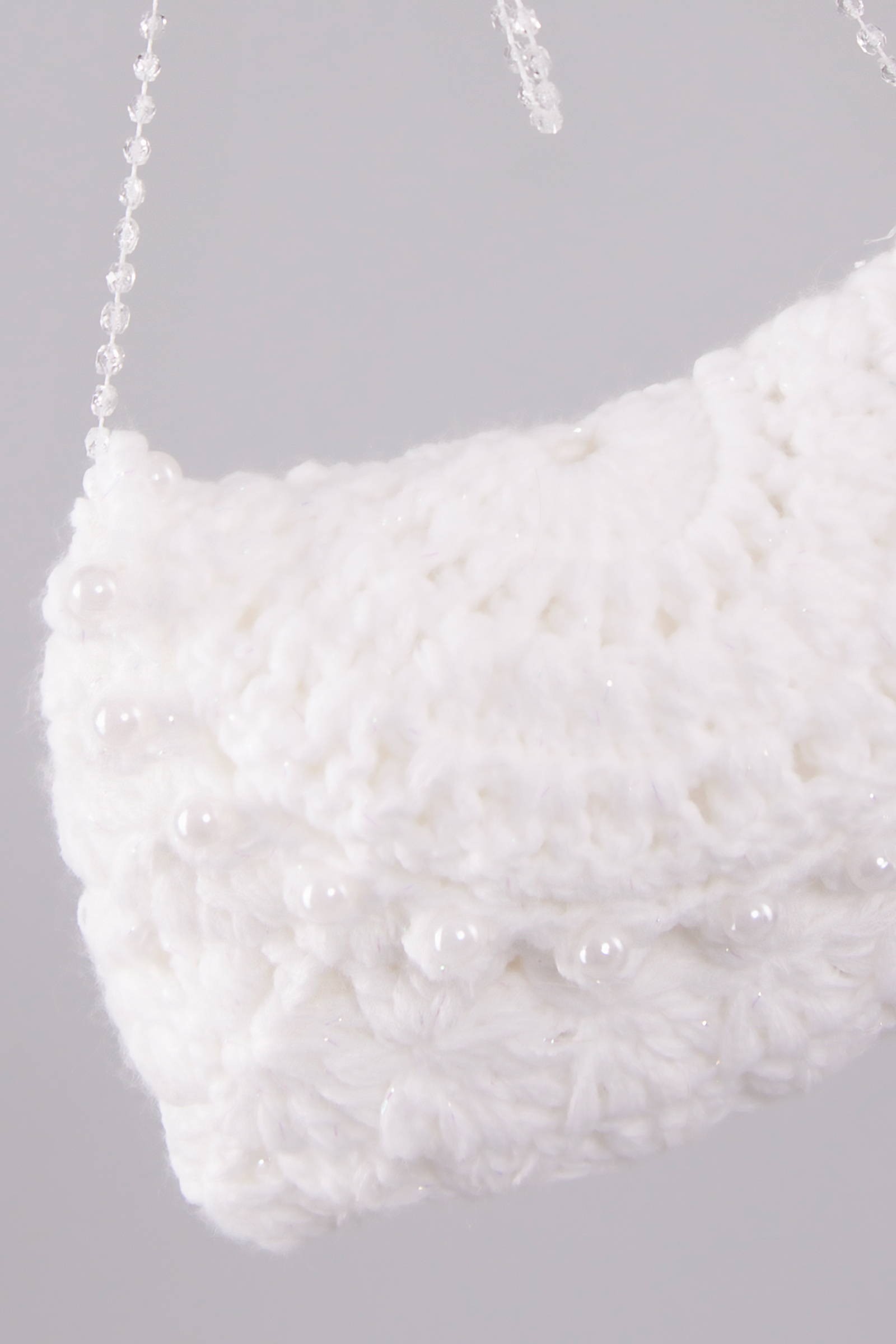 Torebka komunijna szydełkowa z włóczki Tdp1 - obraz 0