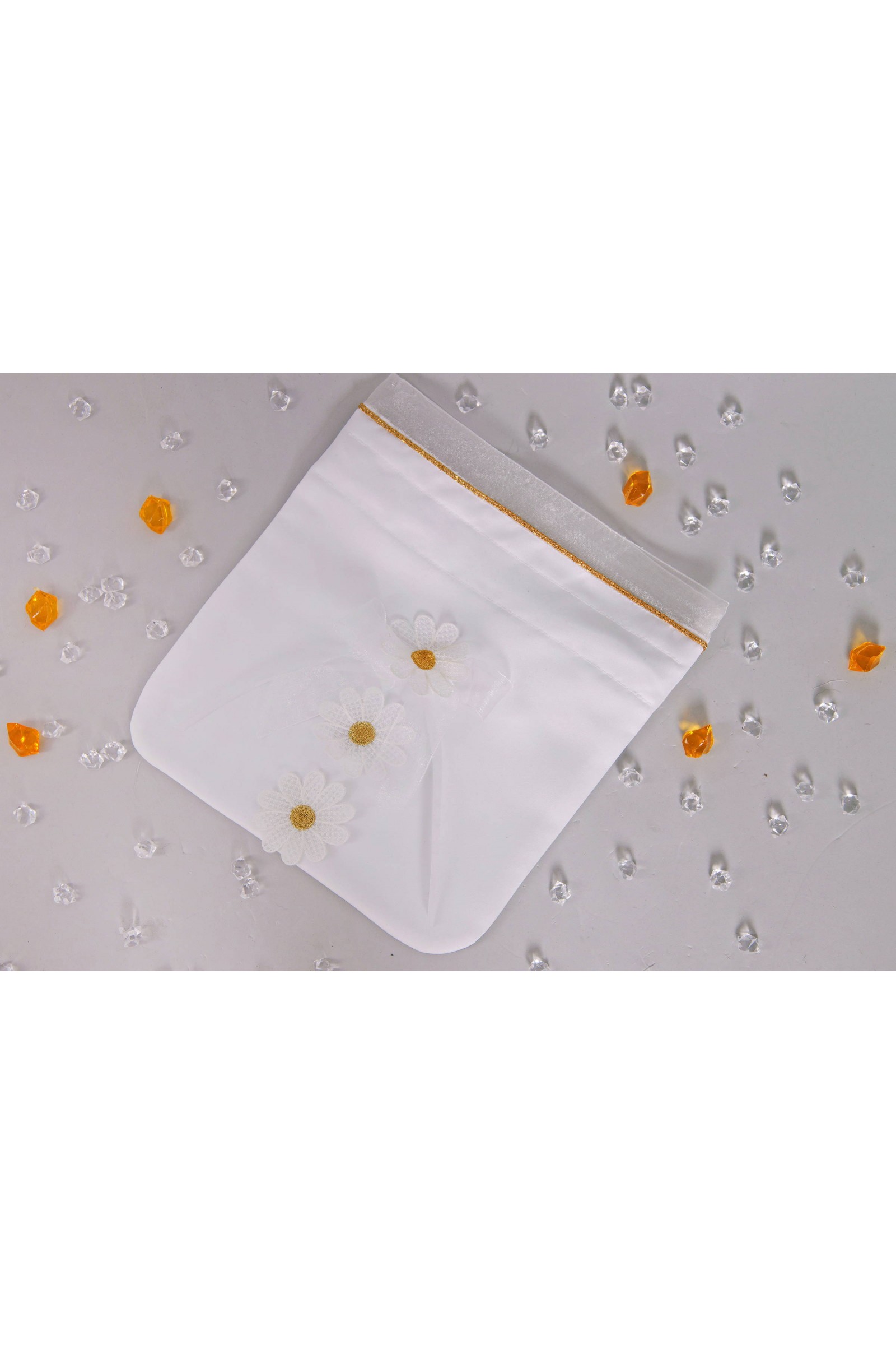 Torebka komunijna satynowa sakiewka Tss8 - obraz 1