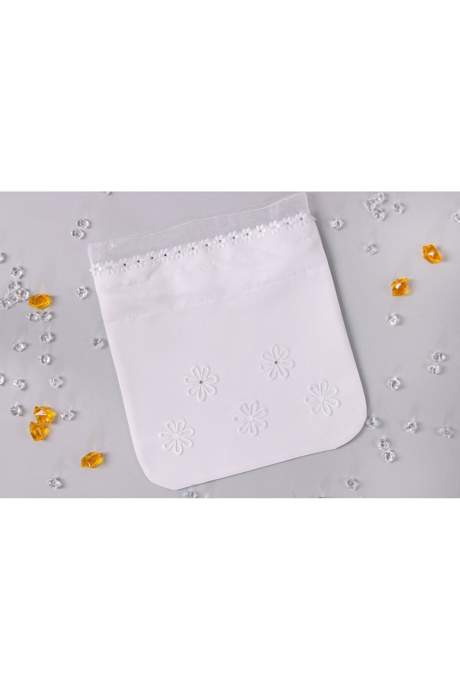 Torebka komunijna satynowa sakiewka Tss12 - obraz 1