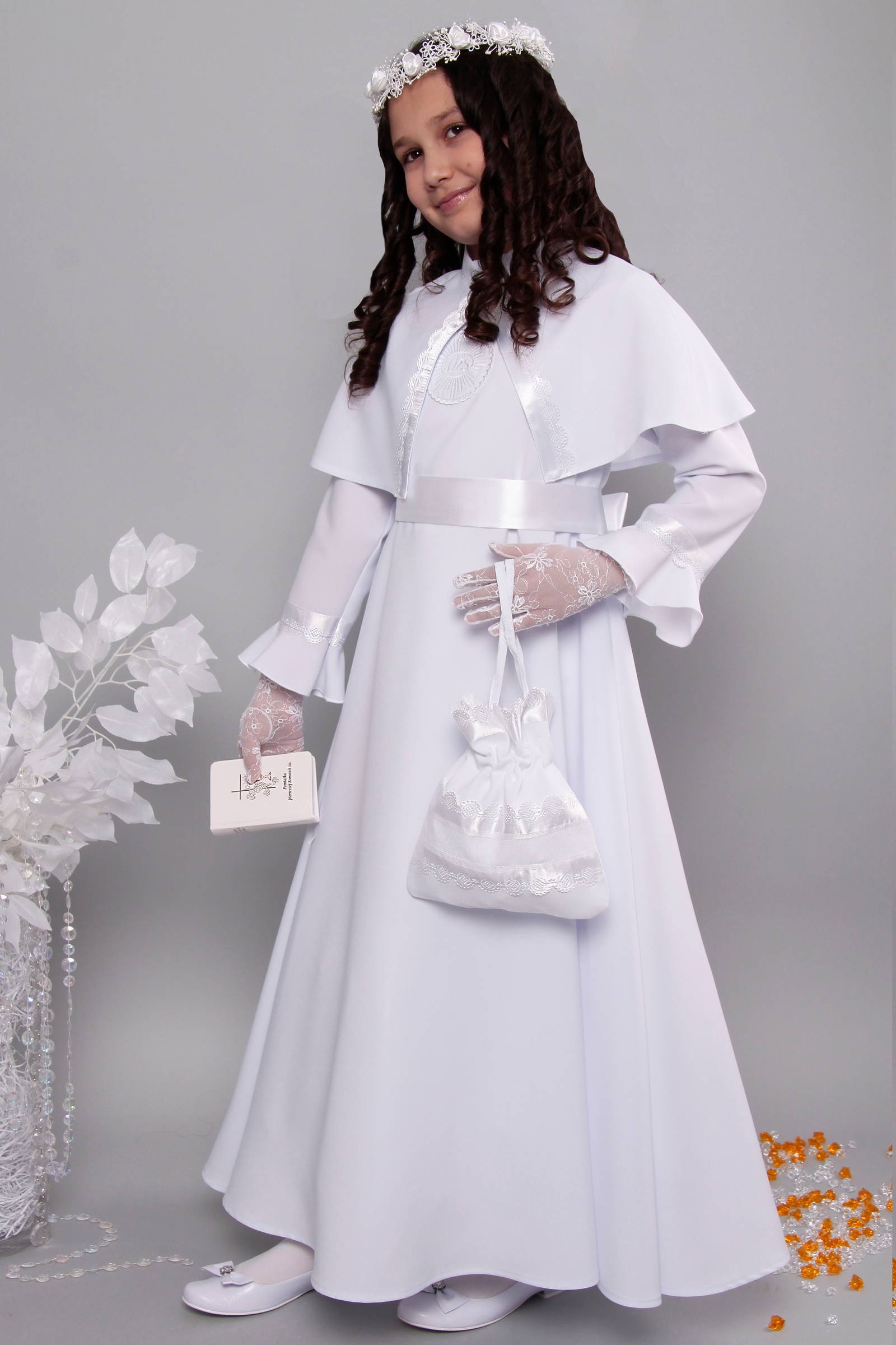Alba komunijna 11/RS - sukieneczkowa - obraz 5