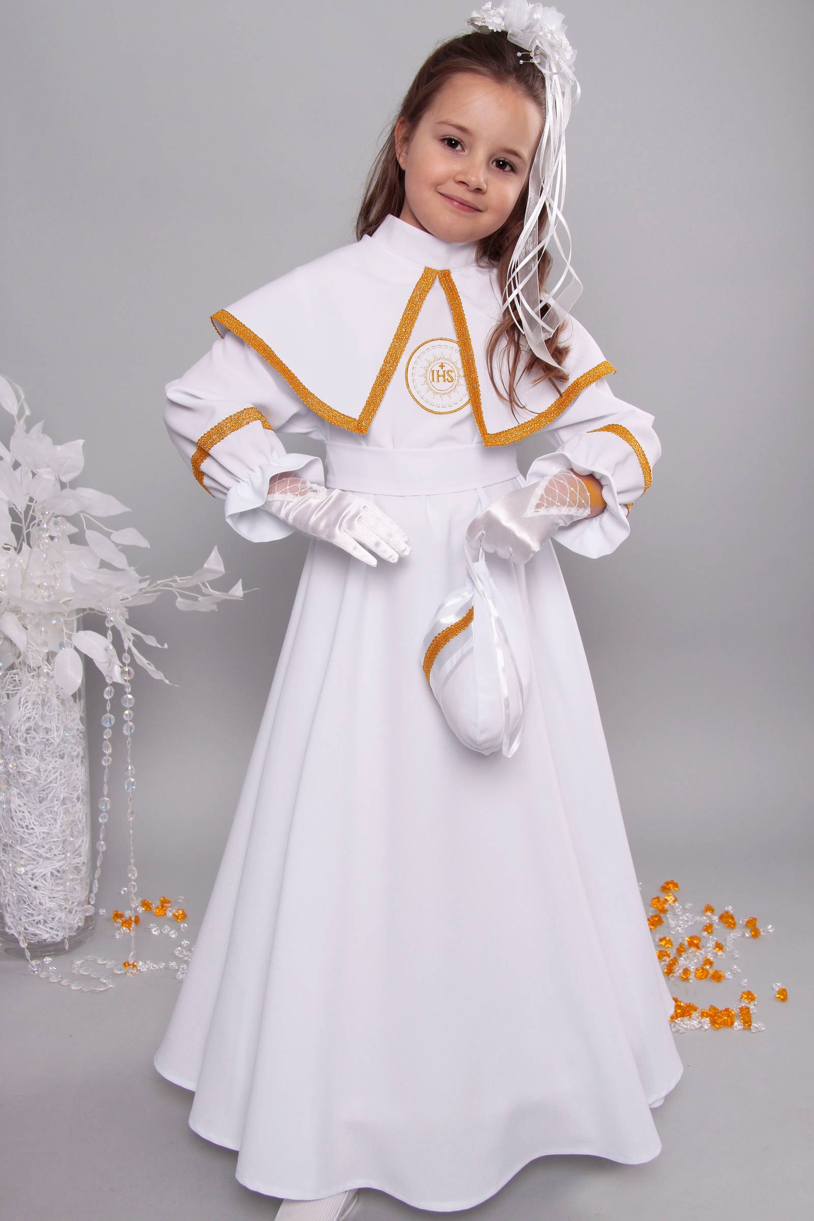 Alba komunijna 16/RS - sukieneczkowa - obraz 4