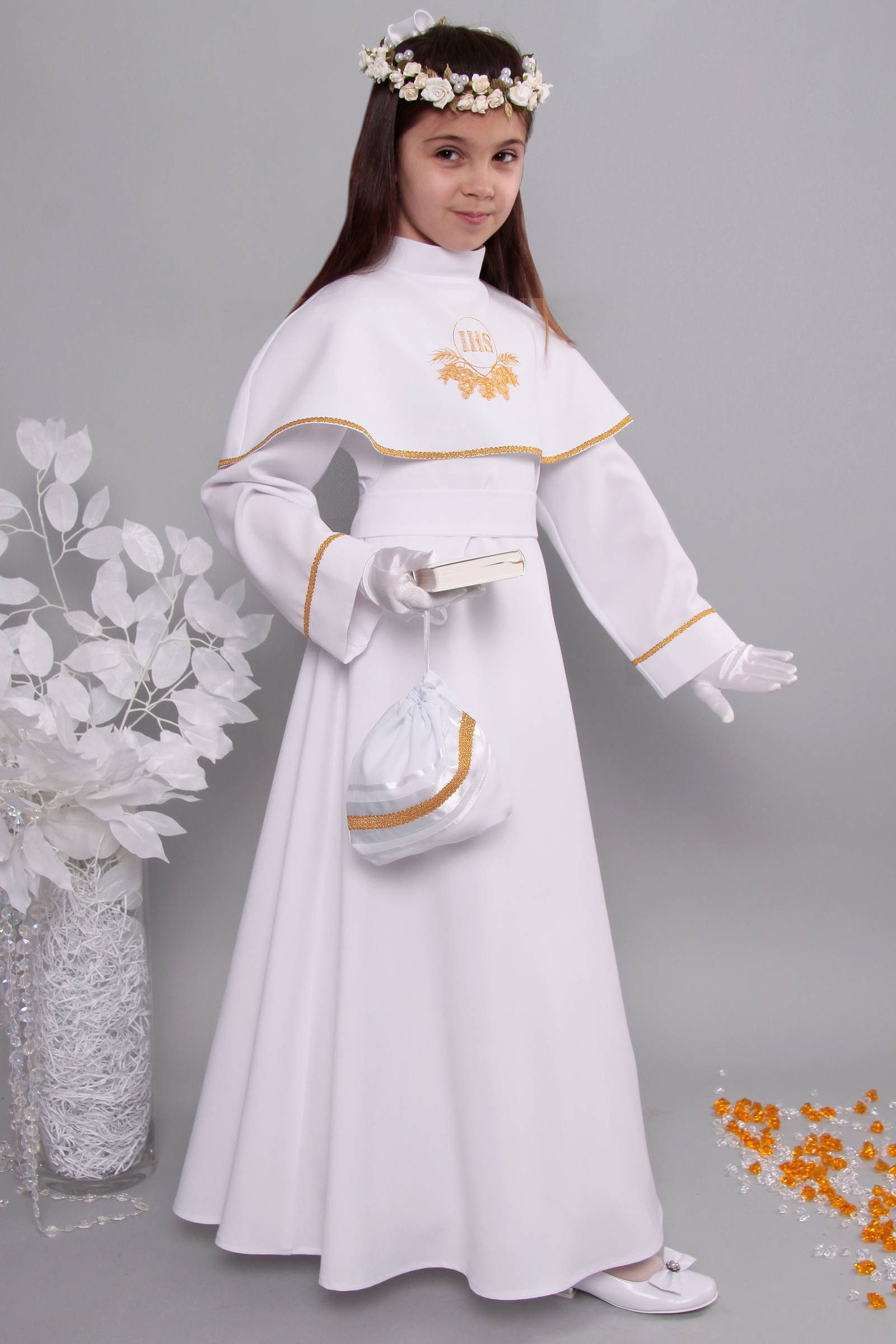 Alba komunijna 22/RS - sukieneczkowa - obraz 4