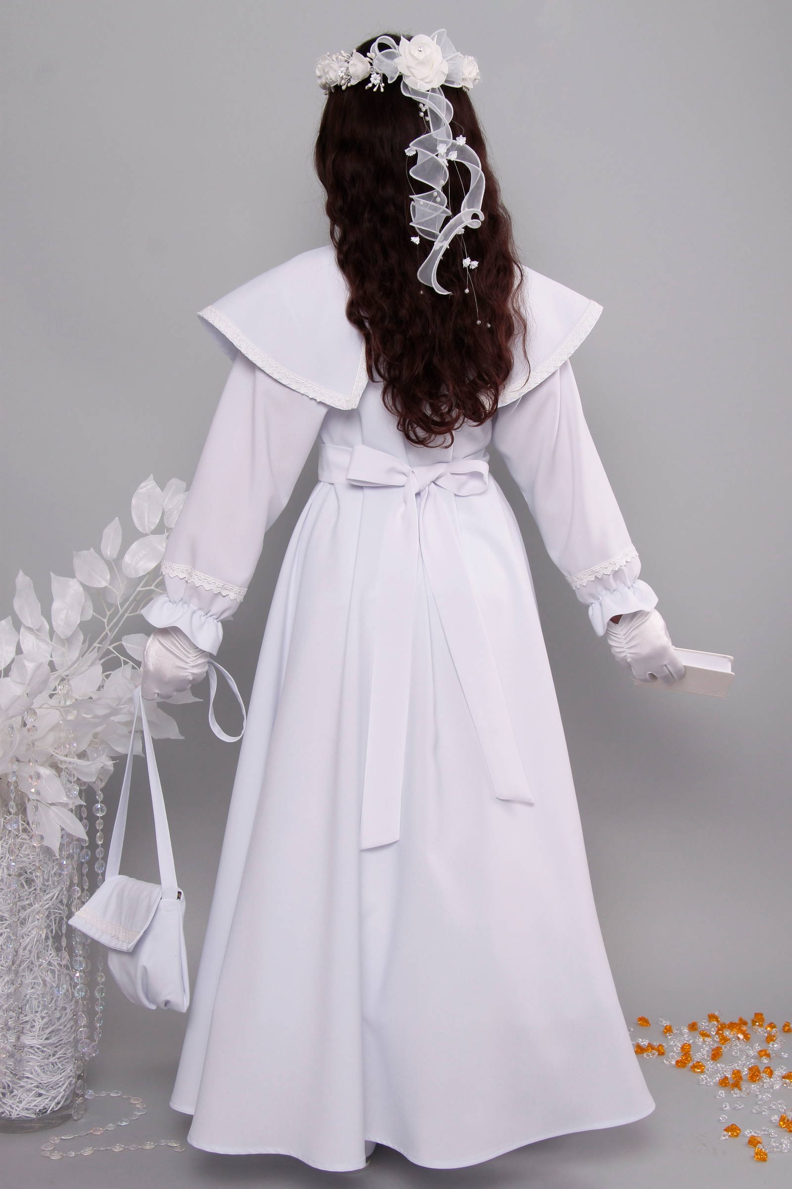 Alba komunijna 20/RS - sukieneczkowa - obraz 5