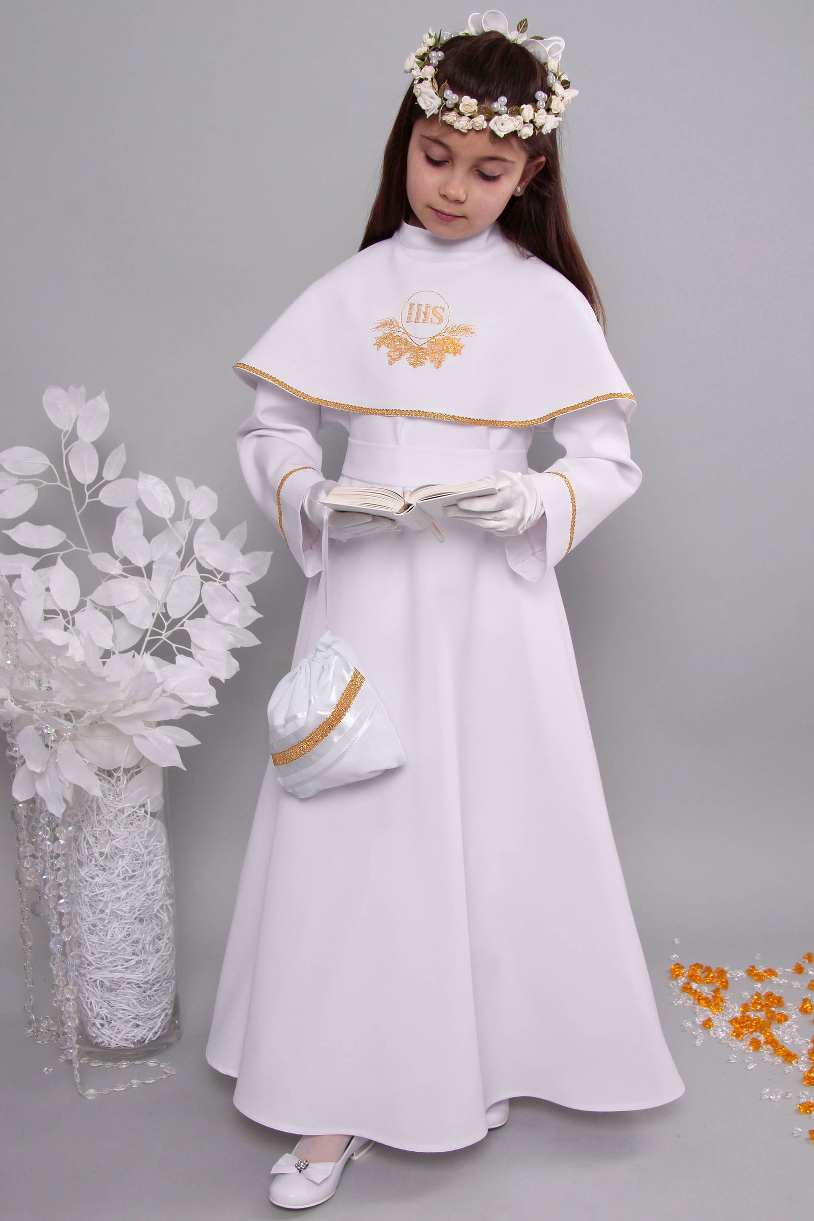 Alba komunijna 22/RS - sukieneczkowa - obraz 5