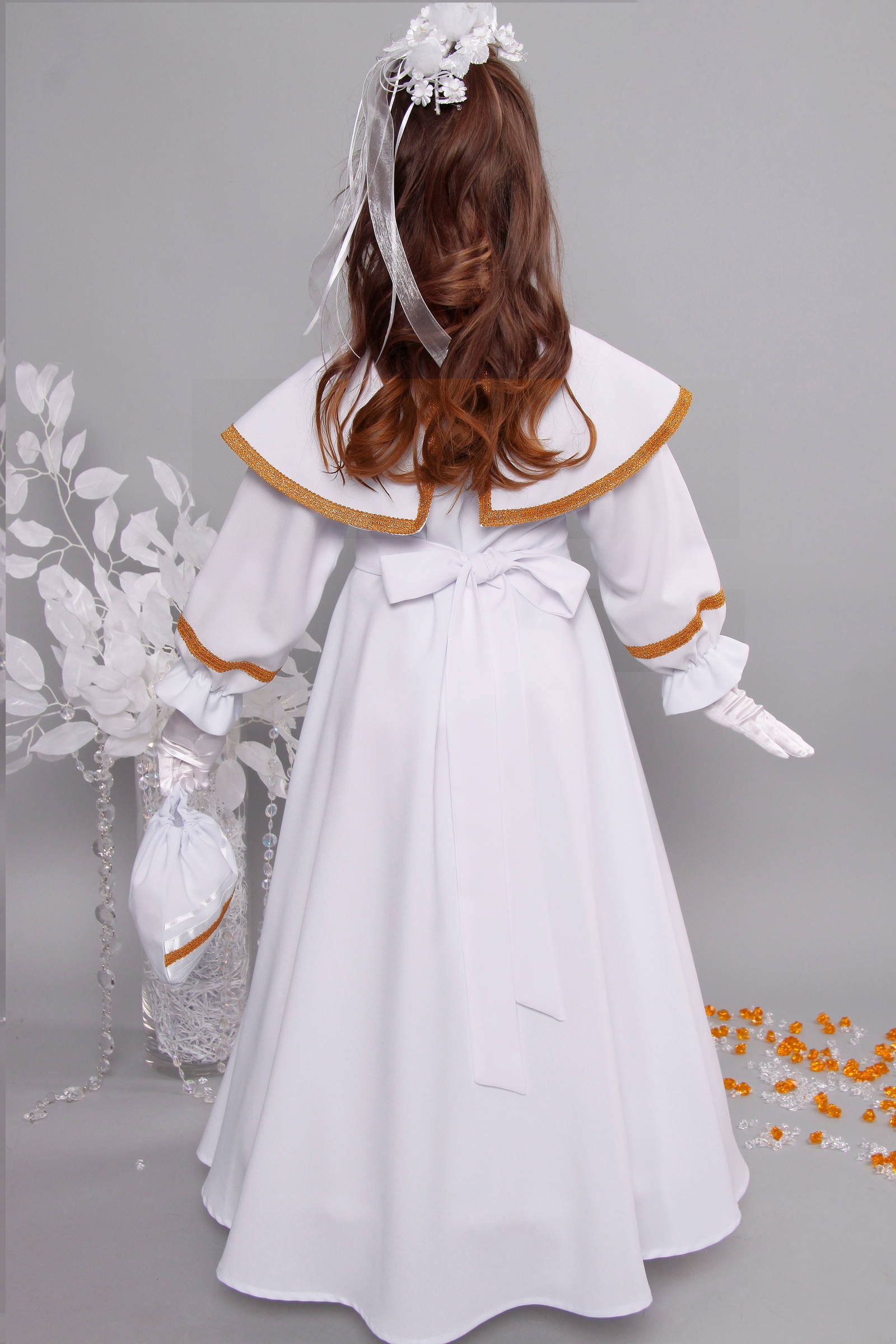 Alba komunijna 16/RS - sukieneczkowa - obraz 6