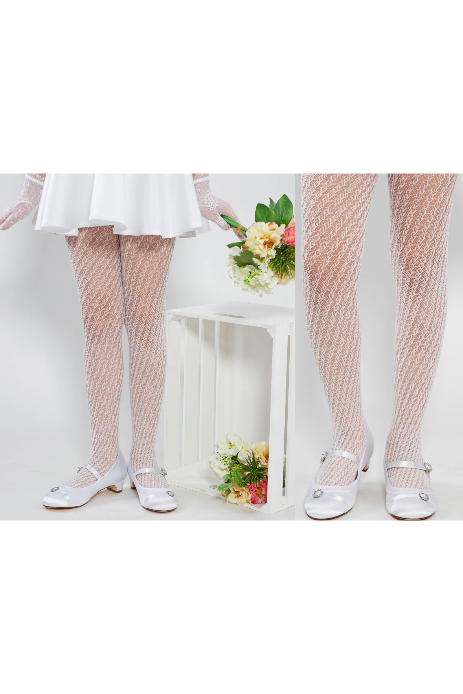 Eleganckie rajstopy komunijne - Martynka - obraz 4
