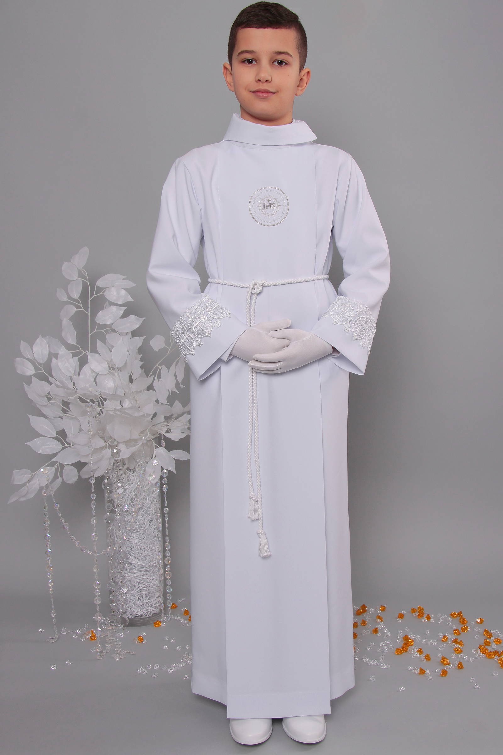 Alba komunijna z gipiurą 16/K - z kontrafałdą - obraz 1