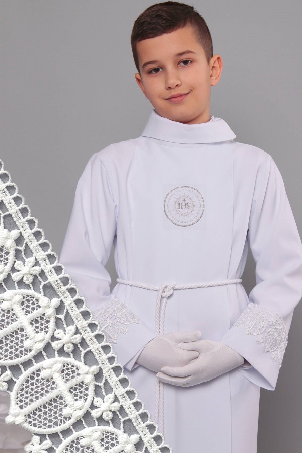 Alba komunijna z gipiurą 16/K - z kontrafałdą