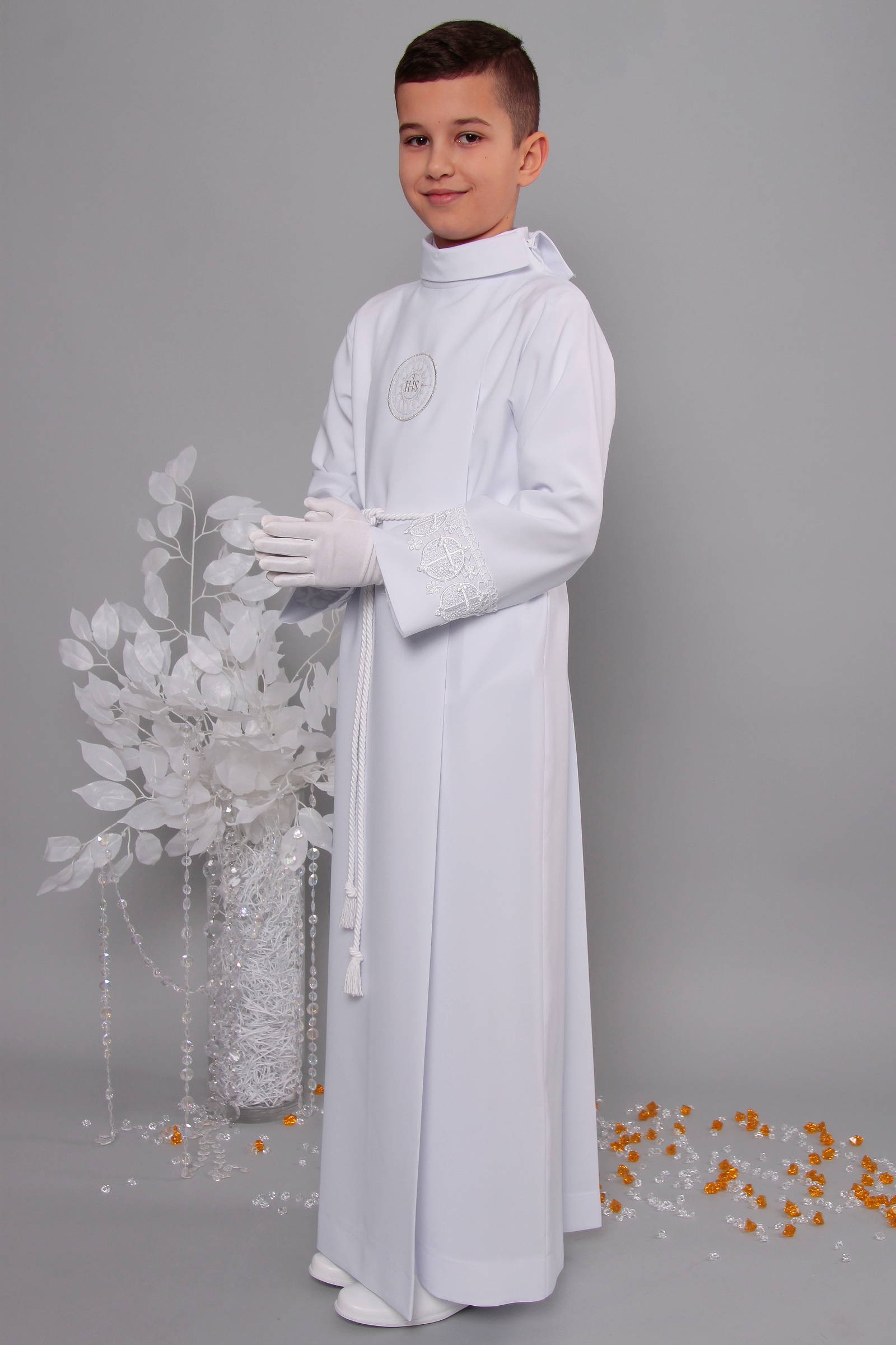 Alba komunijna z gipiurą 16/K - z kontrafałdą - obraz 3