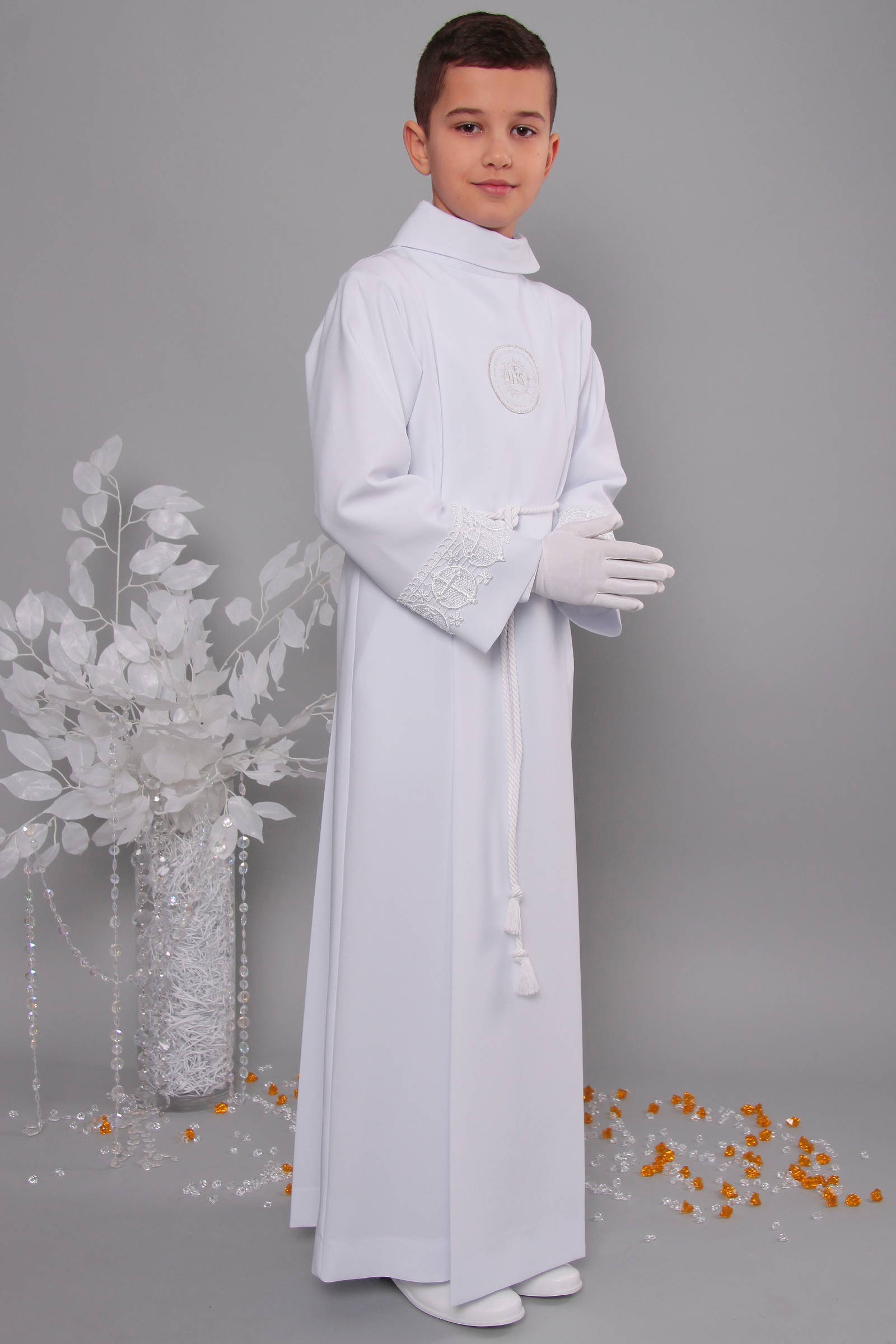 Alba komunijna z gipiurą 16/K - z kontrafałdą - obraz 2