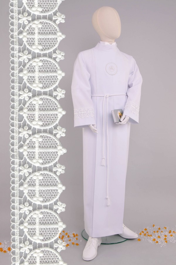 Alba komunijna z gipiurą 13/K - z kontrafałdą